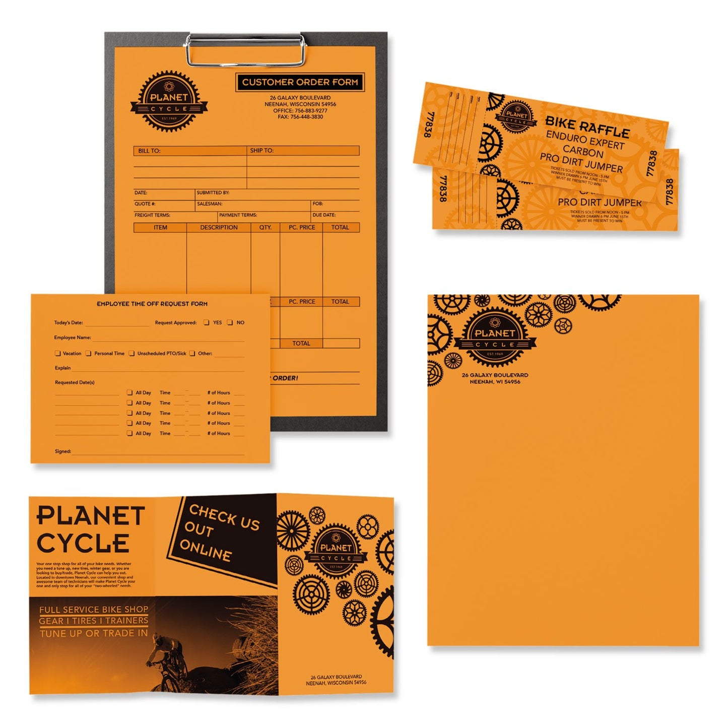 Neenah Astrobrights Premium Color Paper, 24 lb, 8.5 x 11 Inches, 500 Sheets, Cosmic Orange