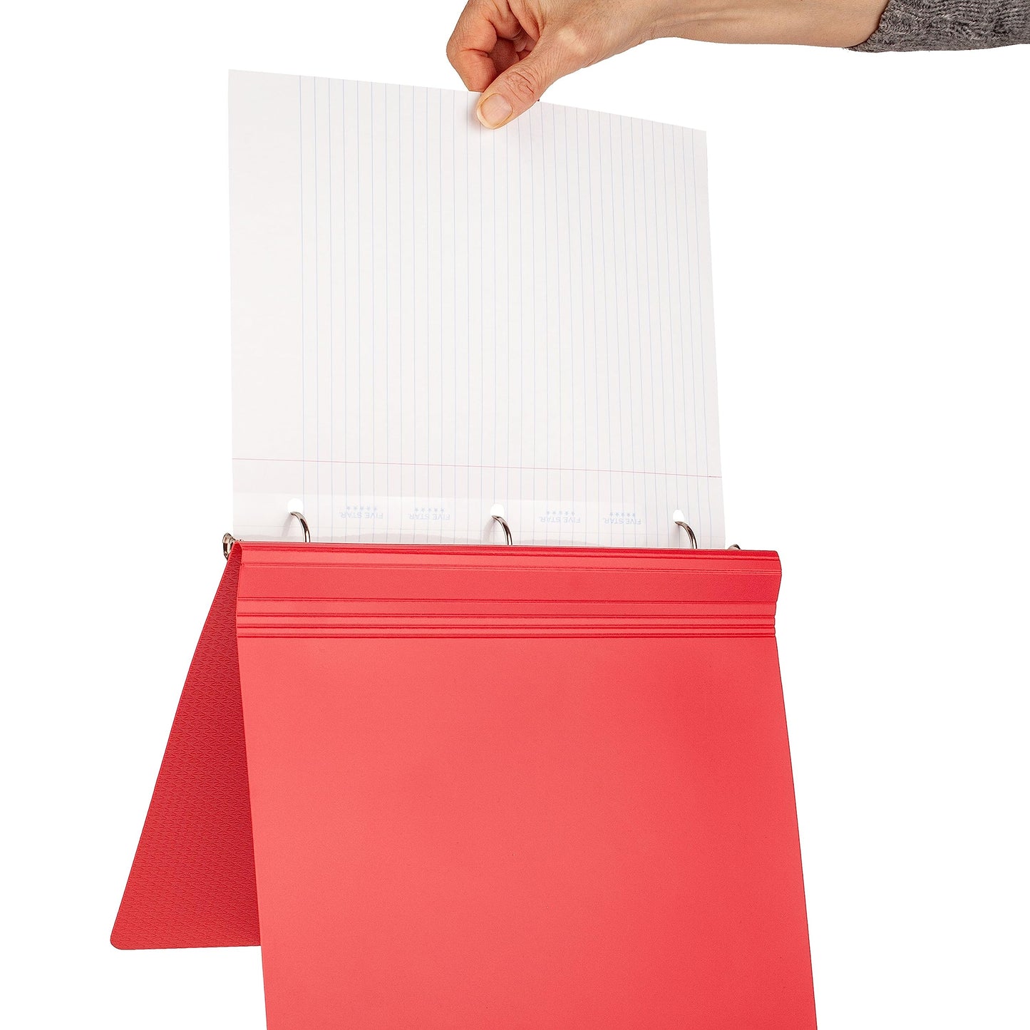 Five Star Loose Leaf Paper, 6 Pack, Notebook Paper, Wide Ruled Filler Paper, Reinforced, Fights Ink Bleed, 8 x 10.5, 80 Sheets per Pack (150025)