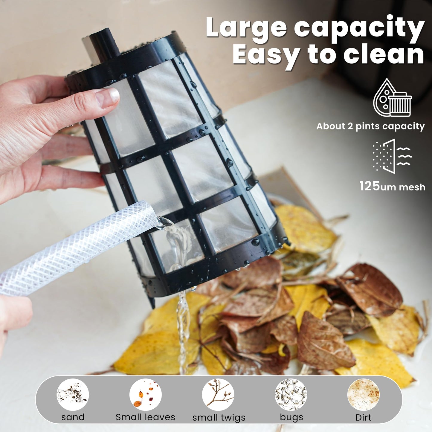 Cordless Pool Vacuum Cleaner for Above Ground Pool & In Ground Cordless Rechargeable Pool Cleaner - 90 Mins Runtime, with Extension Rod, Spa Vacuum for Hot Tub