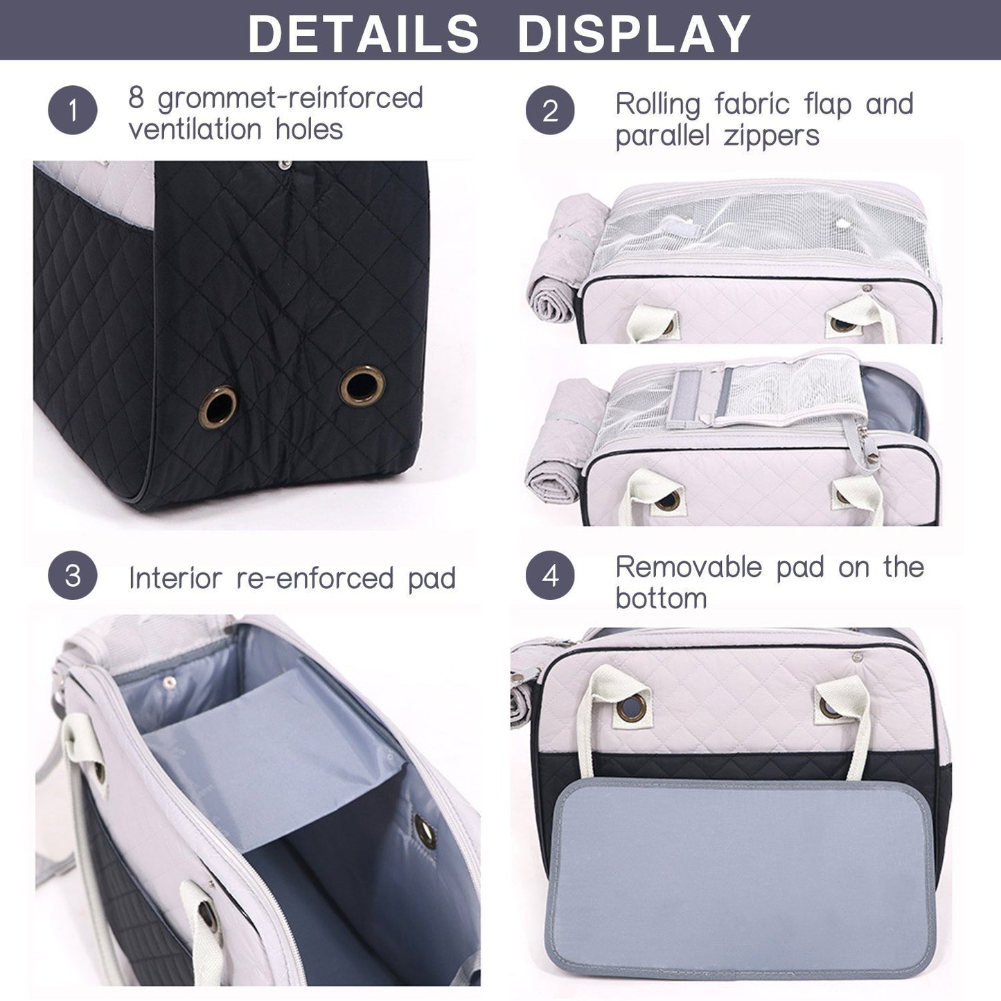 Coolton Pet Carrier - Airline Approved for Small Dogs and Cats, Travel Bag for Outdoor Walking and Travelling, Dog Purse Shoulder Tote