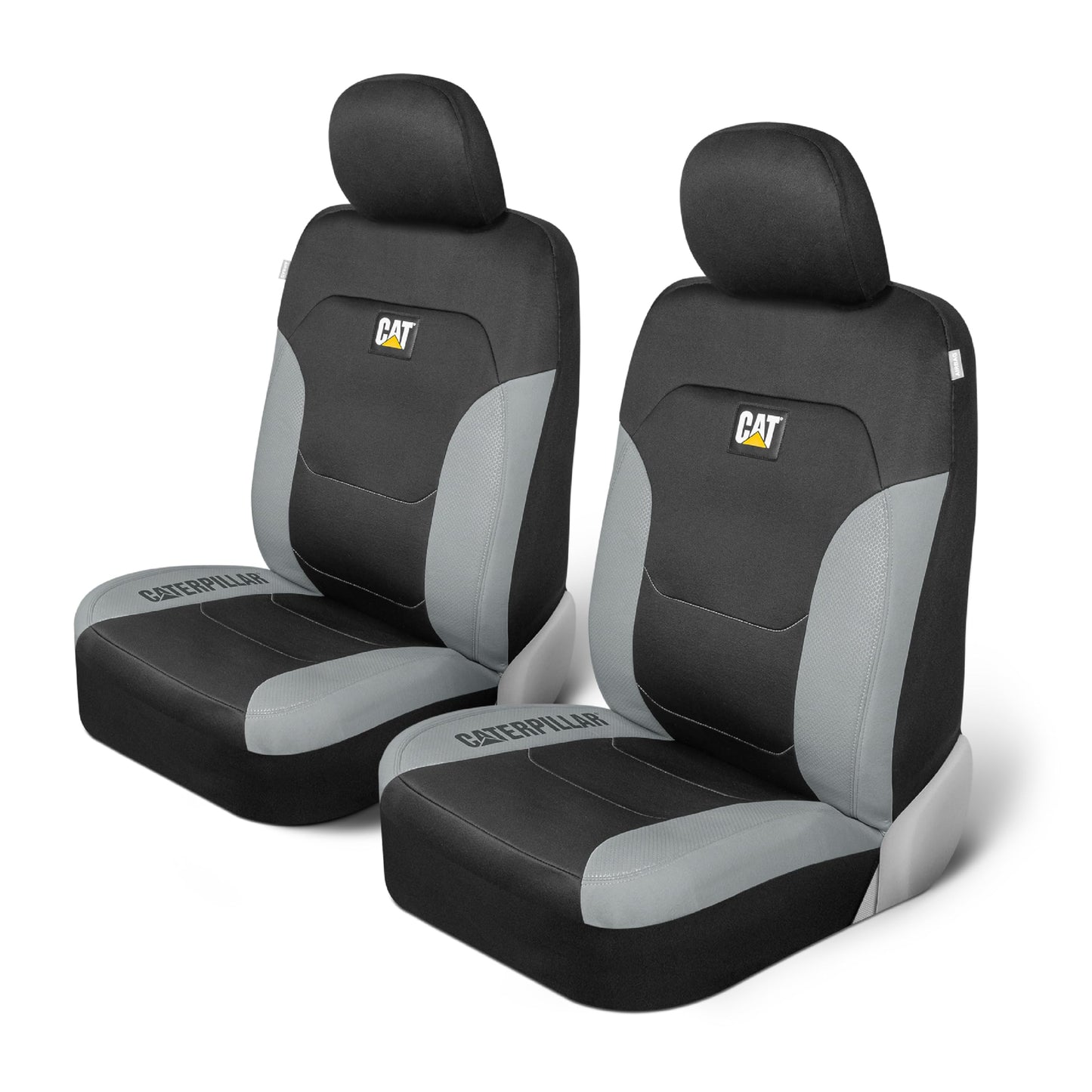BDK Auto CASC-2274-GR: Cat 4Pc Polyester + Honeycomb Polyester Fabric Low Back Seat Cover