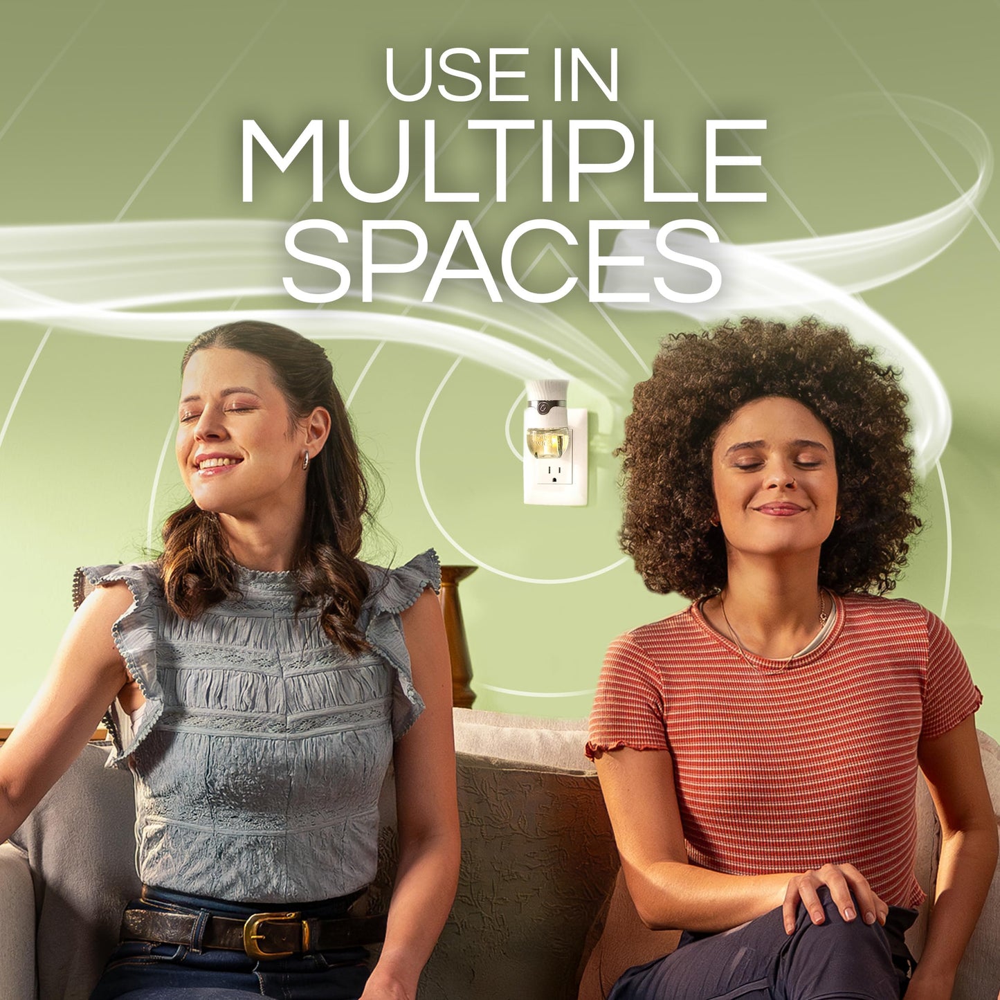 Air Wick Plug in Scented Oil Refill, 5ct, White Sage & Mahogany, Air Freshener, Essential Oils