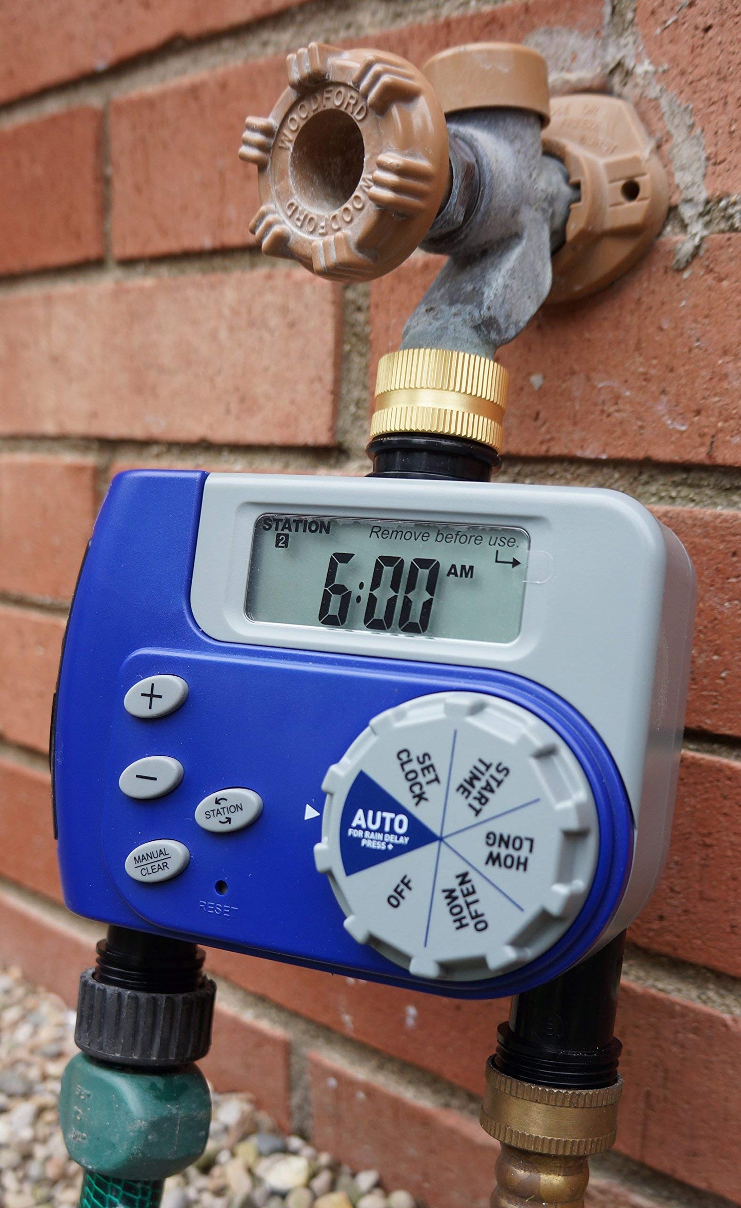 Orbit Dual Valve Digital Watering Hose Timer - Water Faucet Hose Bib Timer