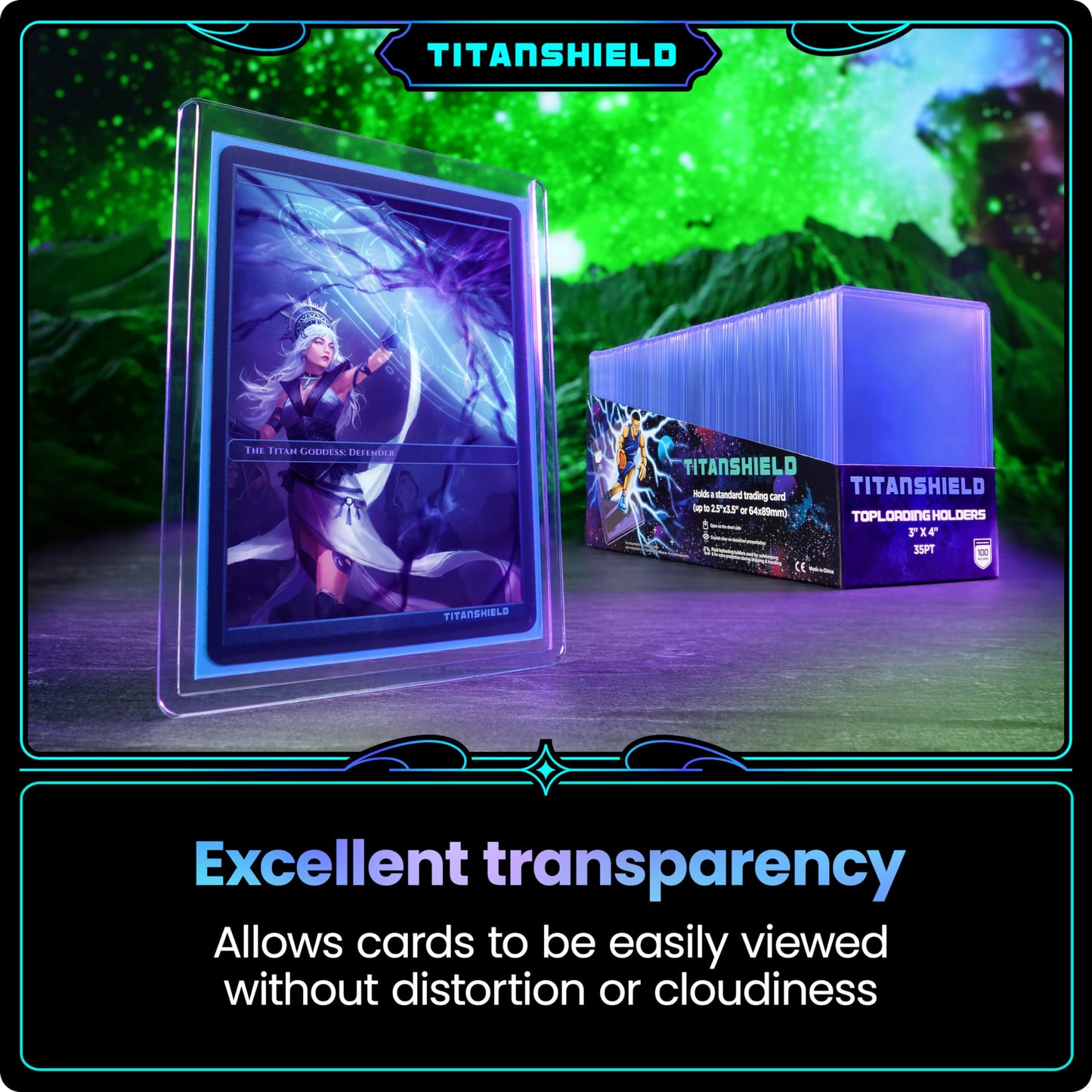 TitanShield 3" x 4" Toploaders for Collectible Trading Cards (200 ct.)