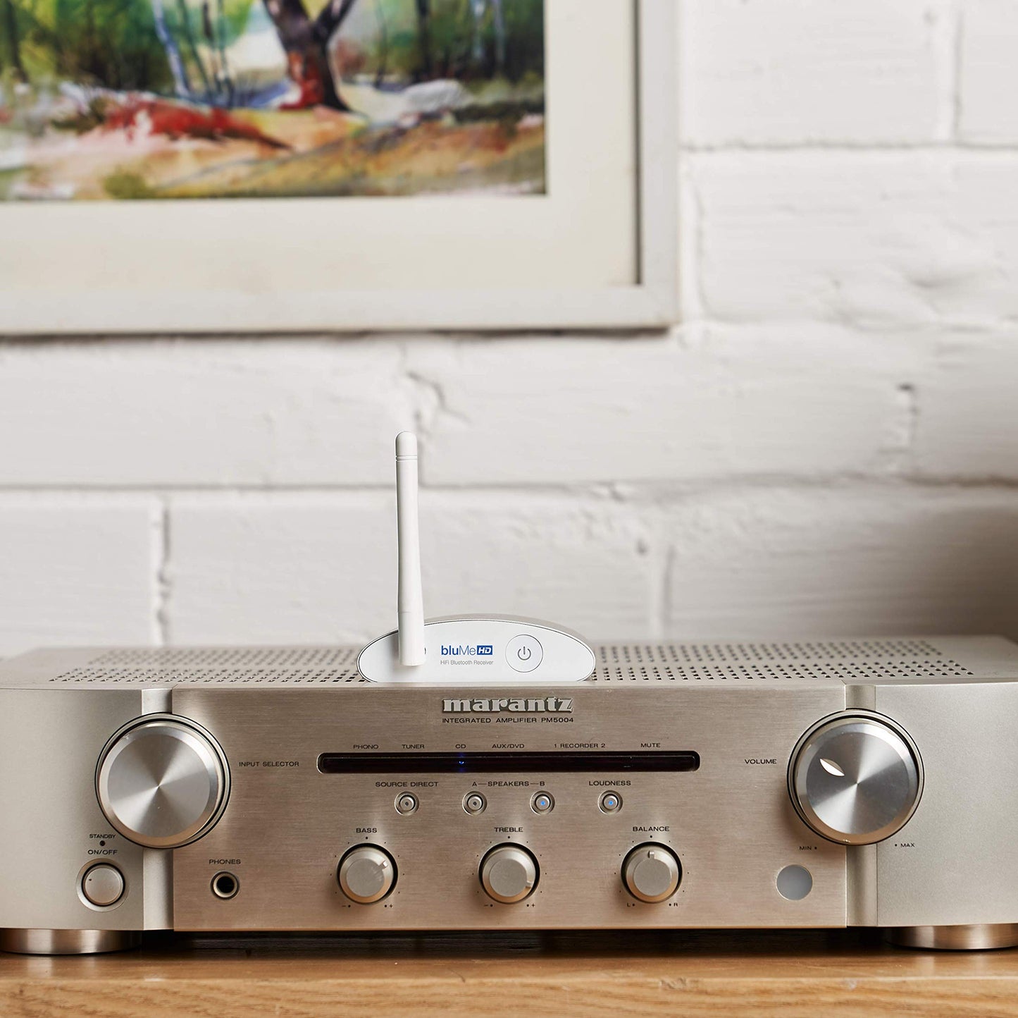 Auris Blume HD Long Range Bluetooth 5.3 Music Receiver Hi-Fi Wireless Audio Adapter with Audiophile DAC, LDAC & aptX HD for Streaming to Home Stereo, AV Receiver or Stereo Amplifier