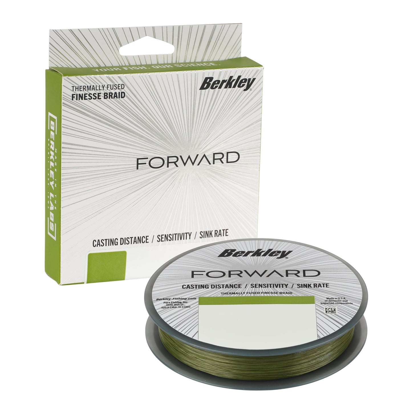 Forward Braid-Low-Vis Green-6lb