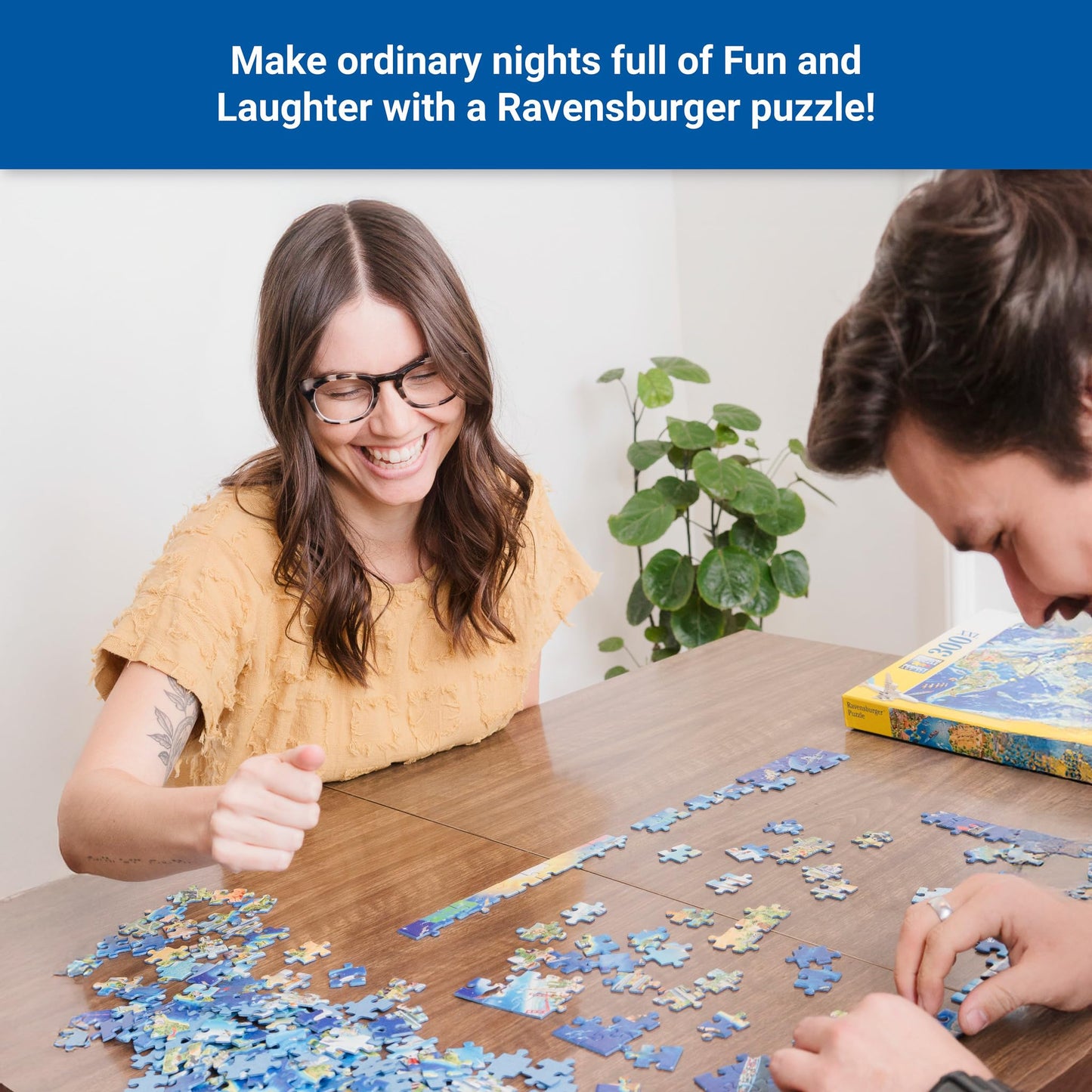 Ravensburger Riverside Town 1000 Piece Jigsaw Puzzle for Adults - 12000814 - Handcrafted Tooling, Made in Germany, Every Piece Fits Together Perfectly