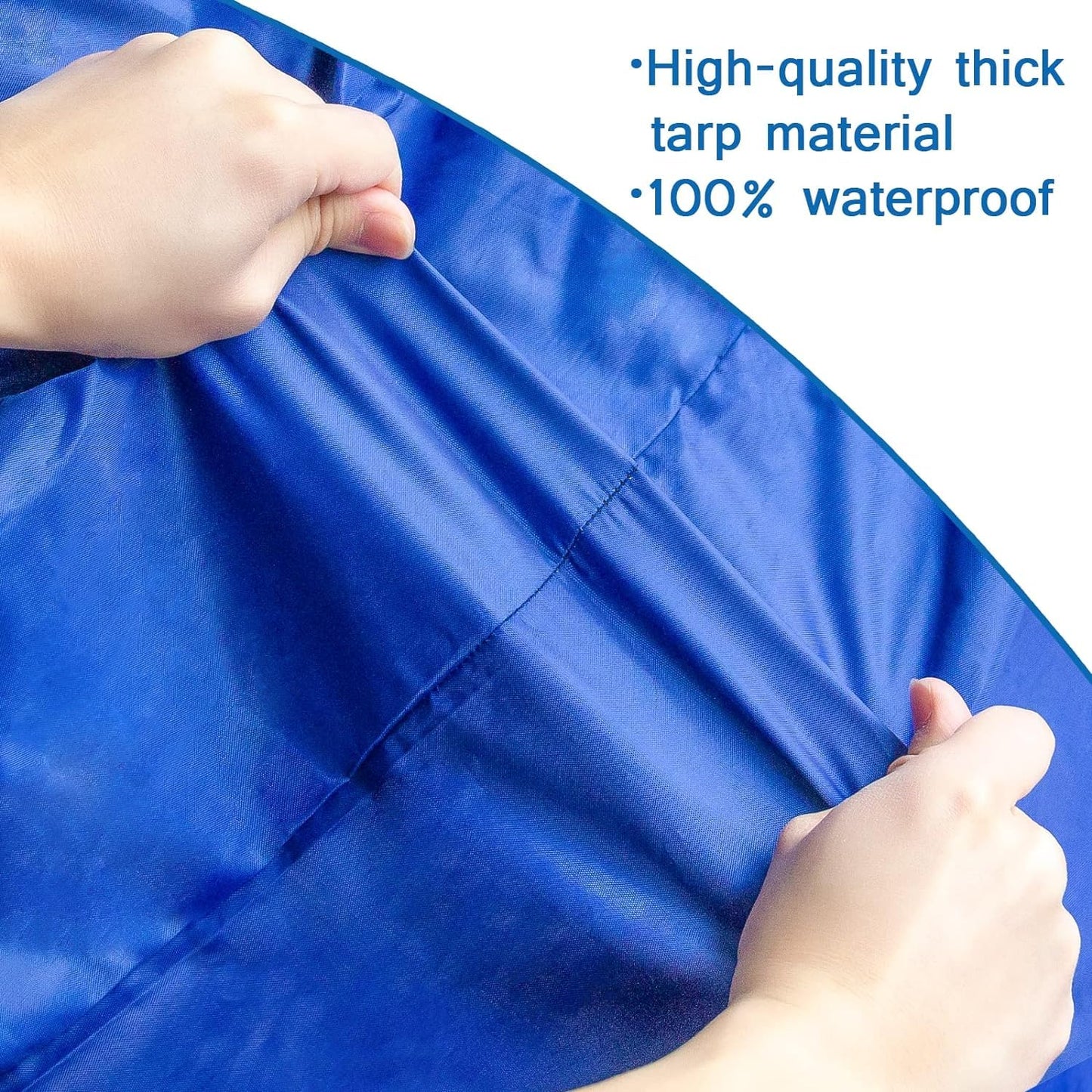 Mattress Bags for Moving and Storage Full Size, Reusable Mattress Storage Bag, Waterproof Mattress Encasement for Moving with Heavy Duty Handles and Strong Zipper, Blue
