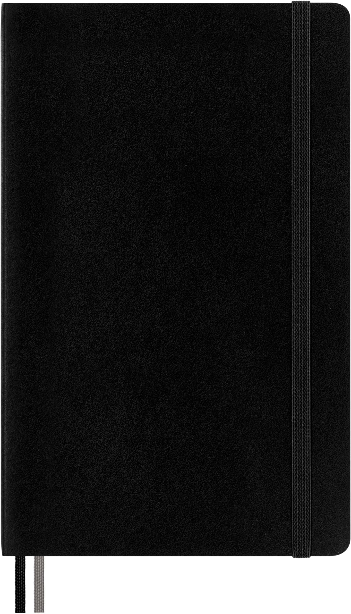 Moleskine Notebook, Expanded Large, Plain, Black, Soft Cover (5 x 8.25)
