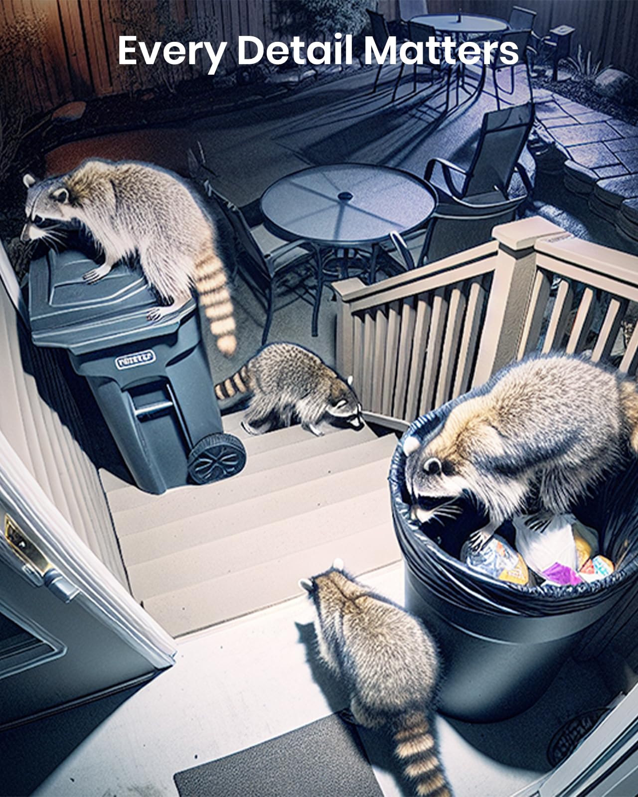 CAMSTRO 2K Solar Surveillance Camera Wireless Outdoor, Battery-Powered Solar Camera for Home Security, 360°Pan & Tilt, 3MP Color Night Vision, Two-Way Audio, Alexa/Google Assistant, 2.4Ghz Only, 2Pack