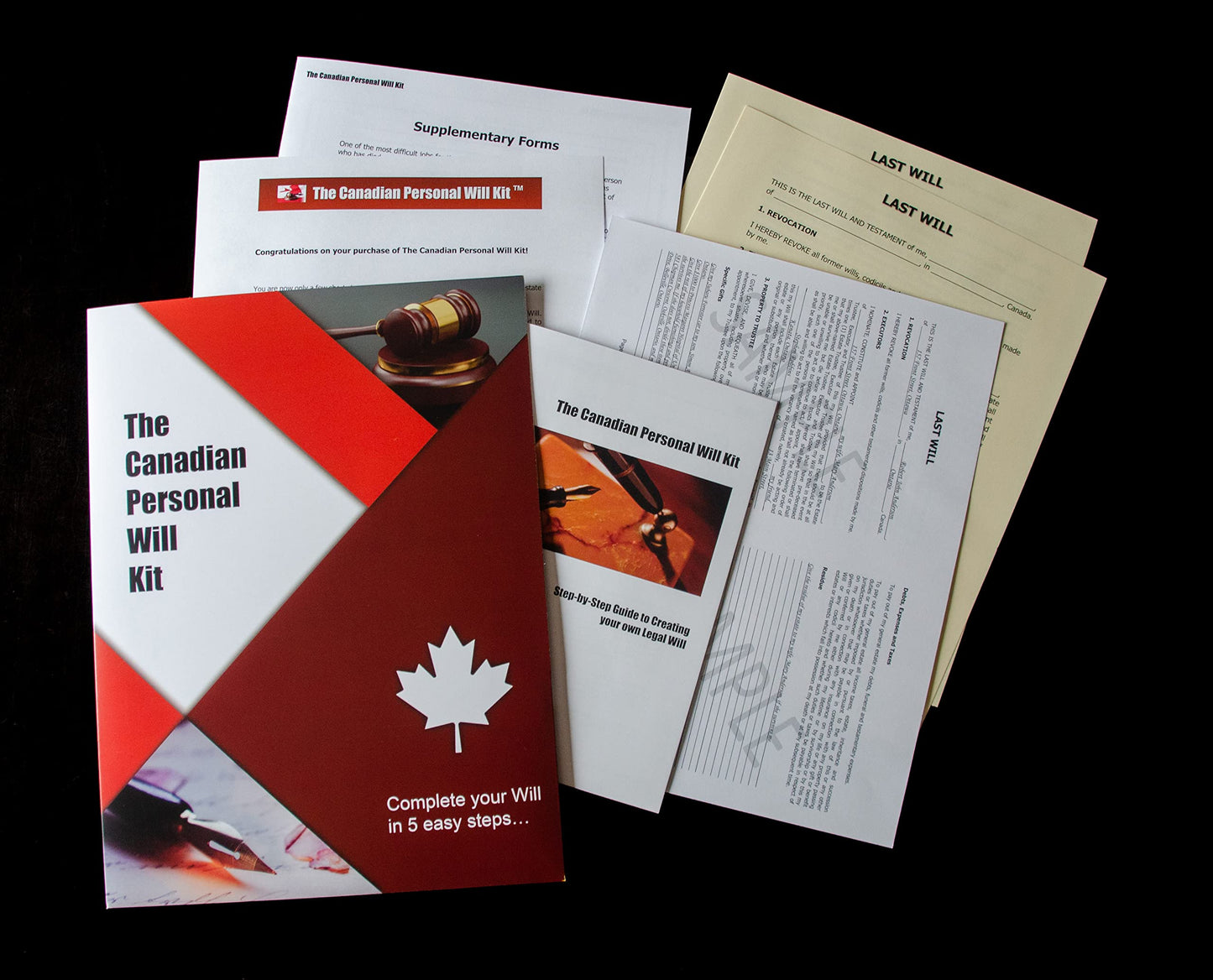 The Canadian Personal Will Kit (2026 Version) - Simple Easy DIY Legal Last Will and Testament Forms