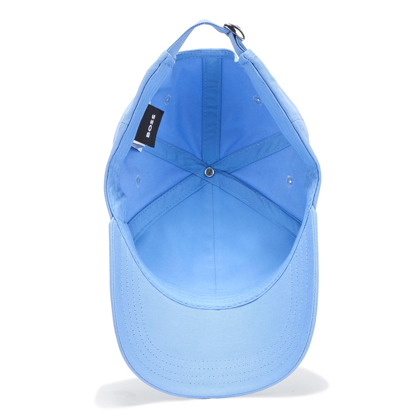 BOSS Women's Big Logo Cotton Twill Cap, Blue Horizon, One Size