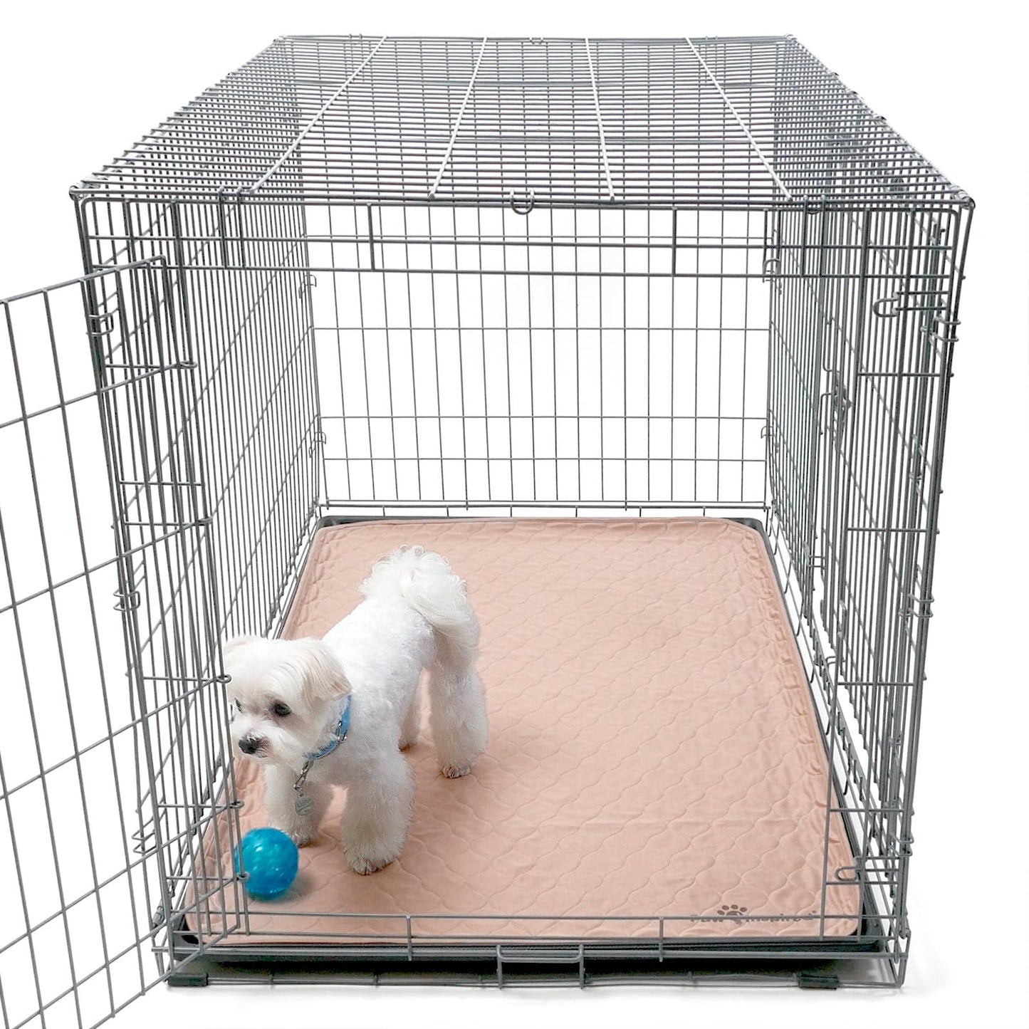 Paw Inspired Washable Pee Pads for Dogs | Reusable Puppy Pads | Waterproof Whelping Pads | Washable Training Pet Pads, Washable Potty Pads (47x29 (2 Pack))