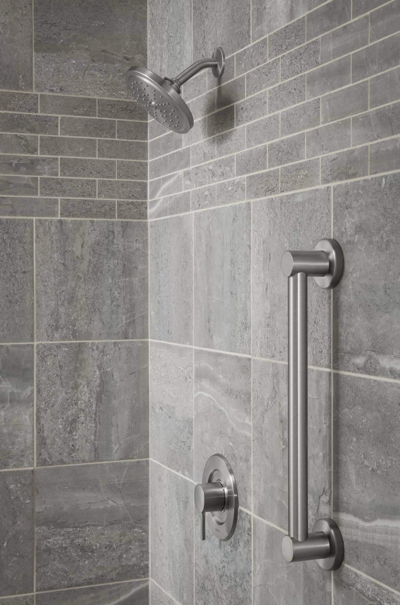 Moen YG0418BG Align 18-Inch Modern Designer Grab Bar, Brushed Gold