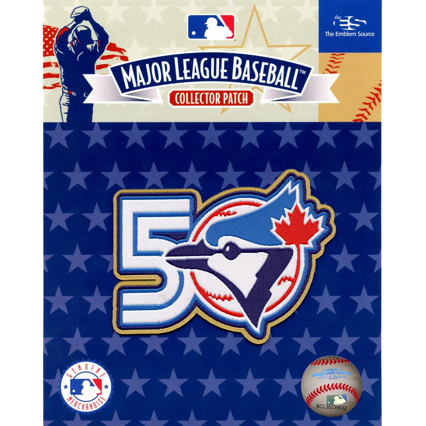 Blue Jays 50th Anniversary Patch