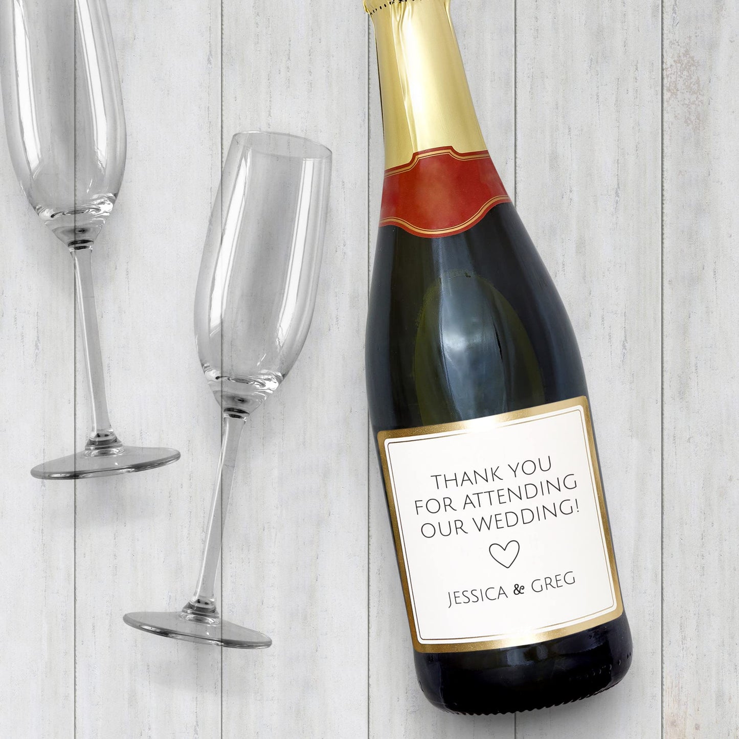 Avery Matte White Labels, Metallic Gold Borders, 3" x 3" Square Labels, 60 Total, Laser/Inkjet Printable (6542)