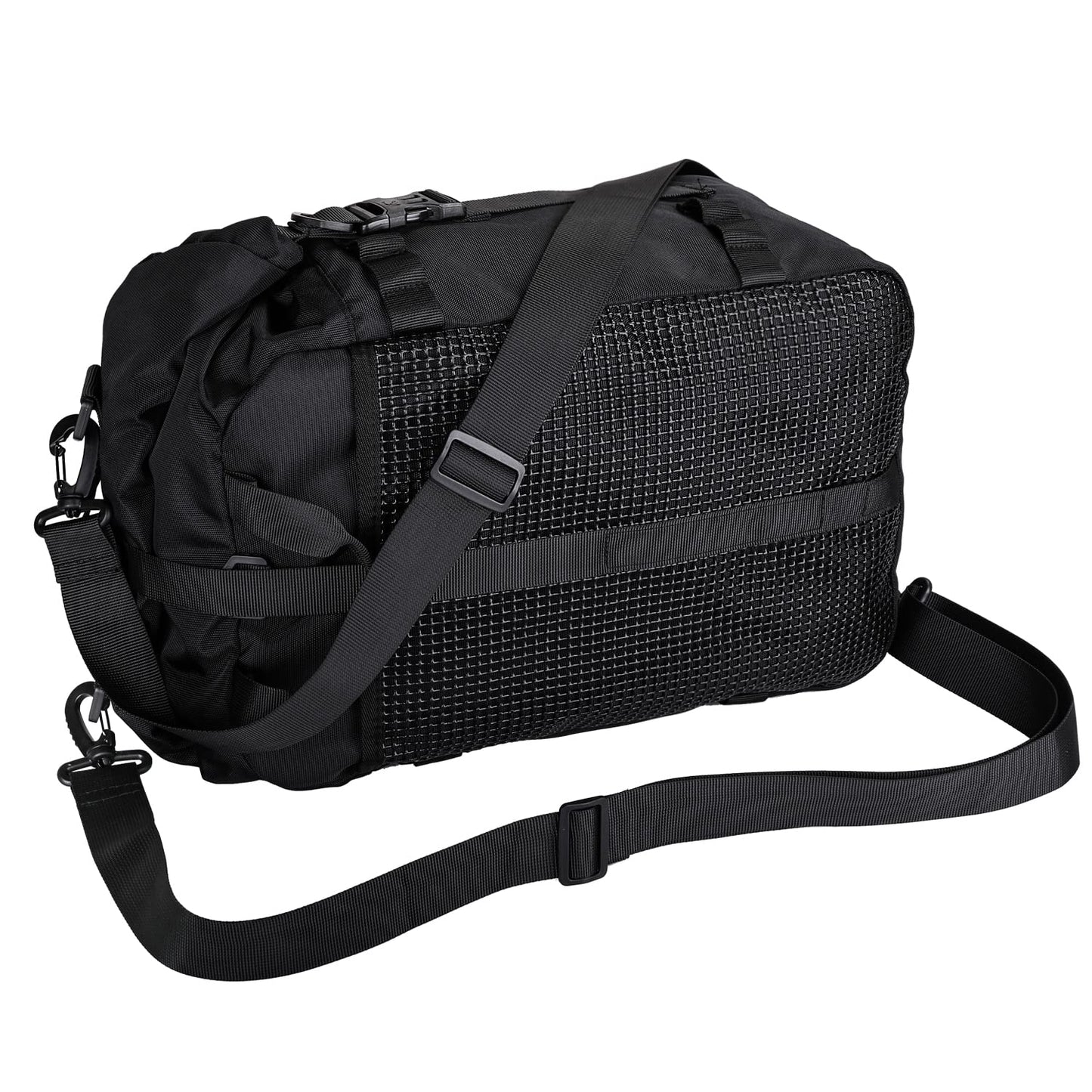 Rhinowalk Motorcycle Tail Bag Motorcycle Pannier Bag Motor Travel Luggage Rear Rack Trunk Professional Motorcycle Accessories 30L Black