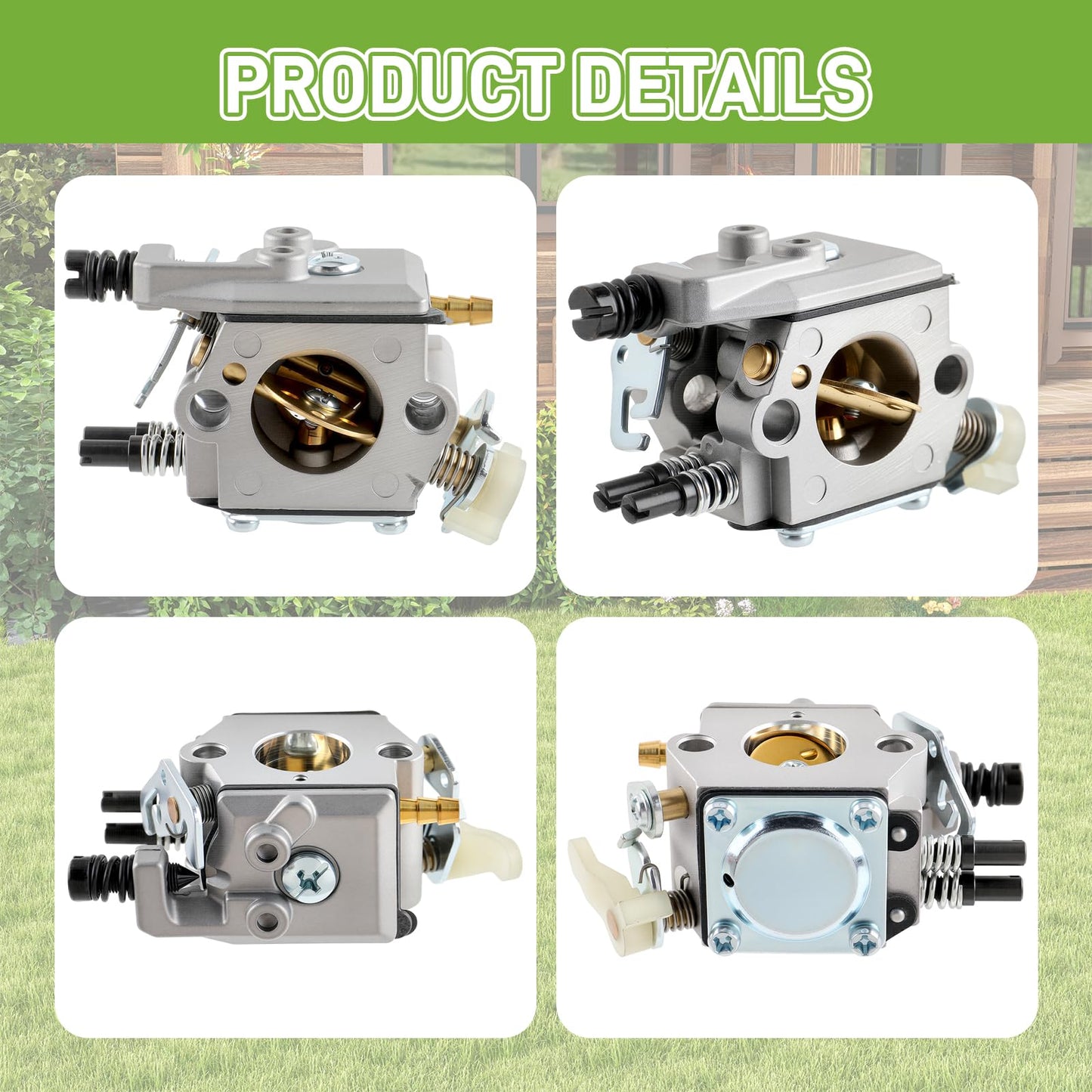 partszen Carburetor Ignition Coil with Air Filter Spark Plug for Husqvarna 51 55 Husq-varna 50 51 51EPA 55 55EU1 55Rancher 55EPA 55 Rancher EPA ChainsawChainsaw WT-170-1 WT-170 503281504 Engine