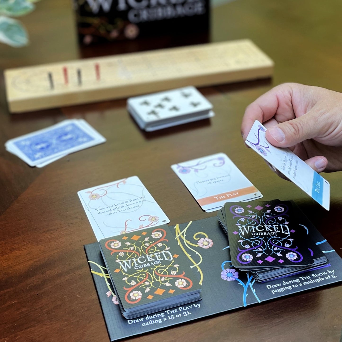Only Then Studios Wicked Cribbage | A Playful Twist On A Classic Game | 30-45 Minute Playtime | Ages 8+ | Quick, Easy to Learn