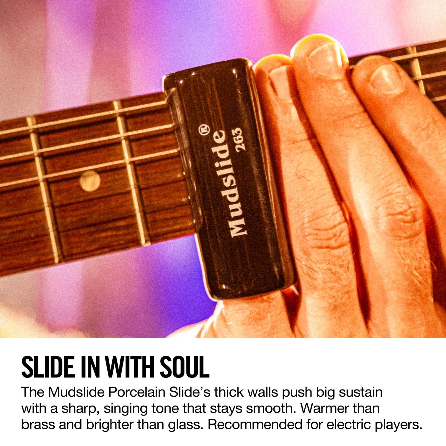 Jim Dunlop 266 Mudslide Porcelain Slide, Large
