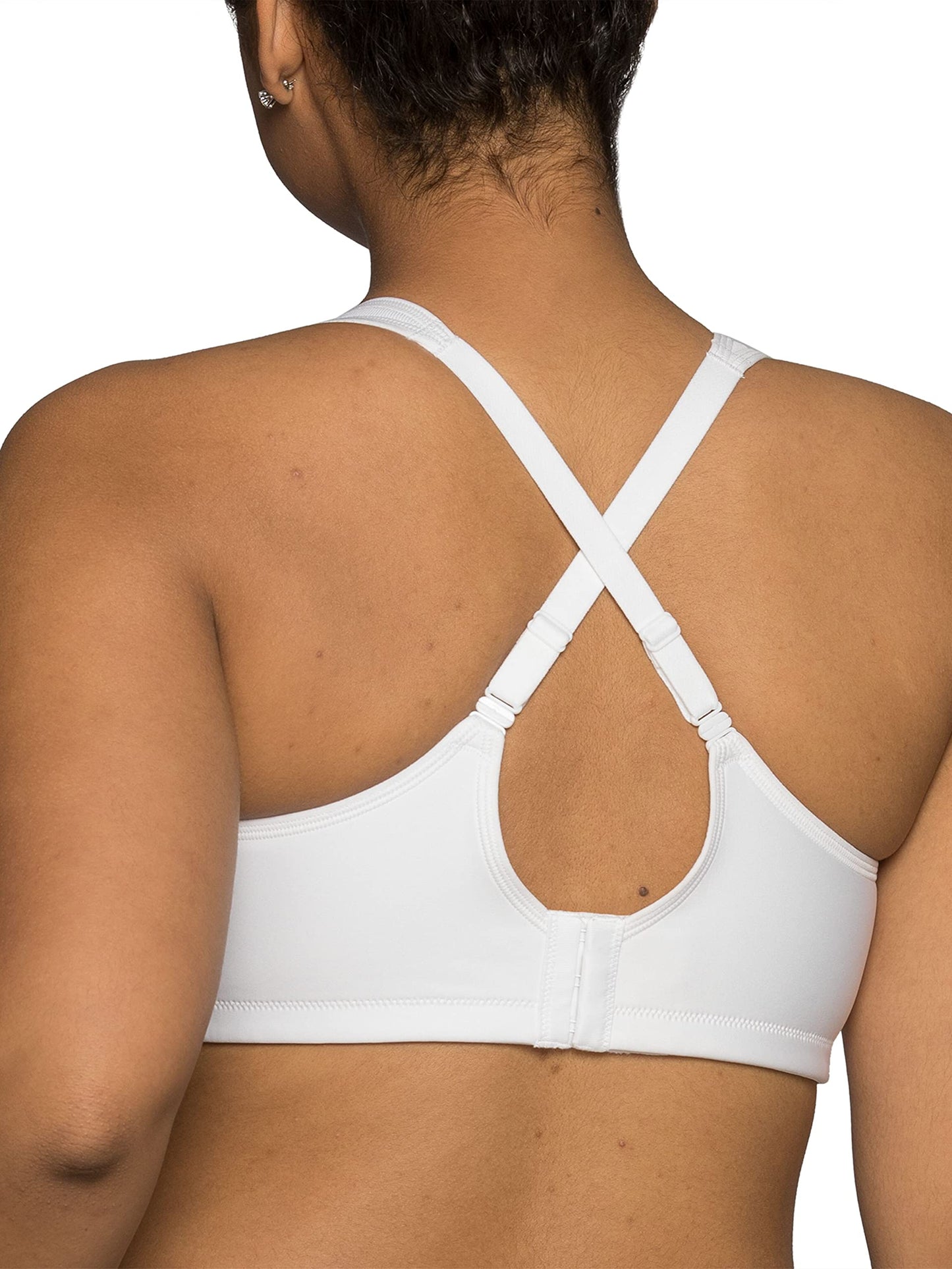 Vanity Fair Women's Sport Full Figure Wirefree Bra 71500, Star White, 36D