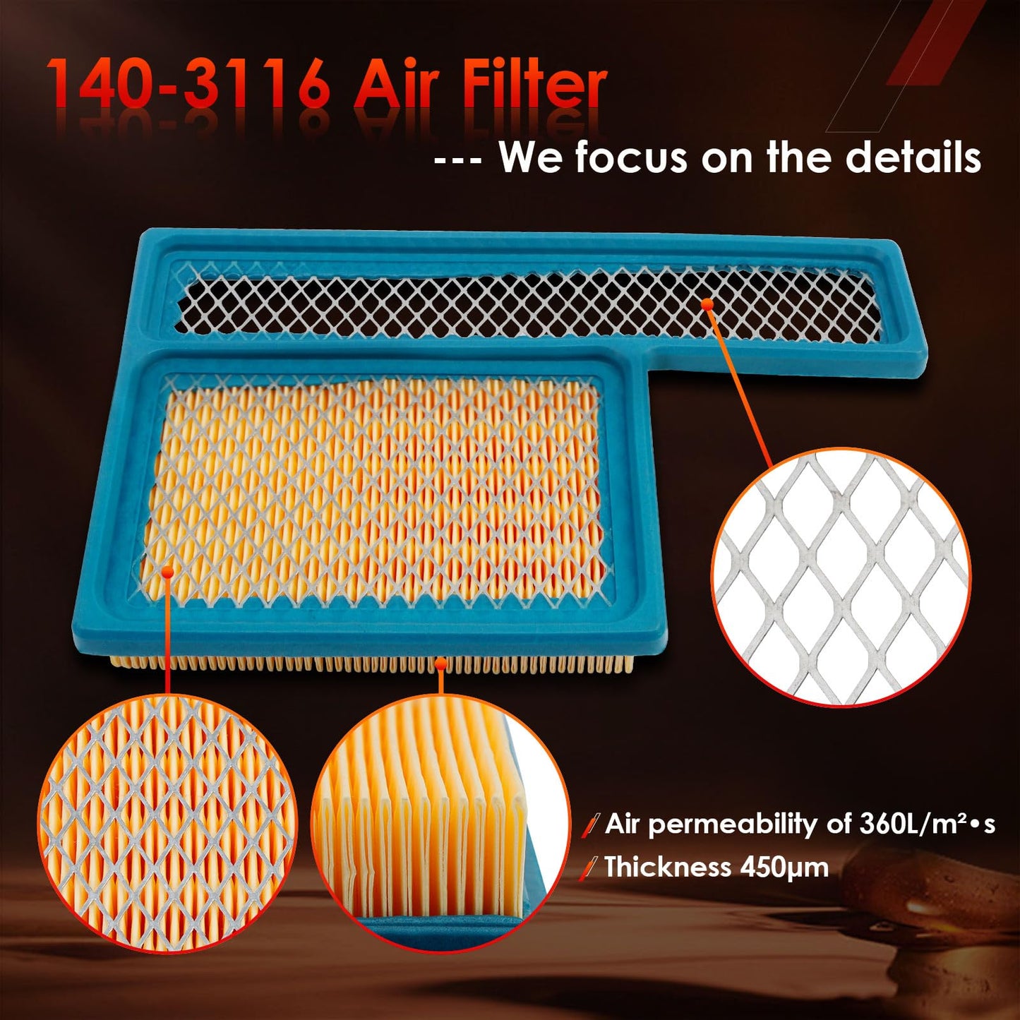 Tune Up Kit 140-3116 Air Filter, 122-0836 Oil Filter, 149-2341-01 Fuel Filter & 167-1638 Spark Plug, Compatible With Onan RV QG Generators 5500 7000, HGJAA HGJAB HGJAC & Marquis Gold/RV QG
