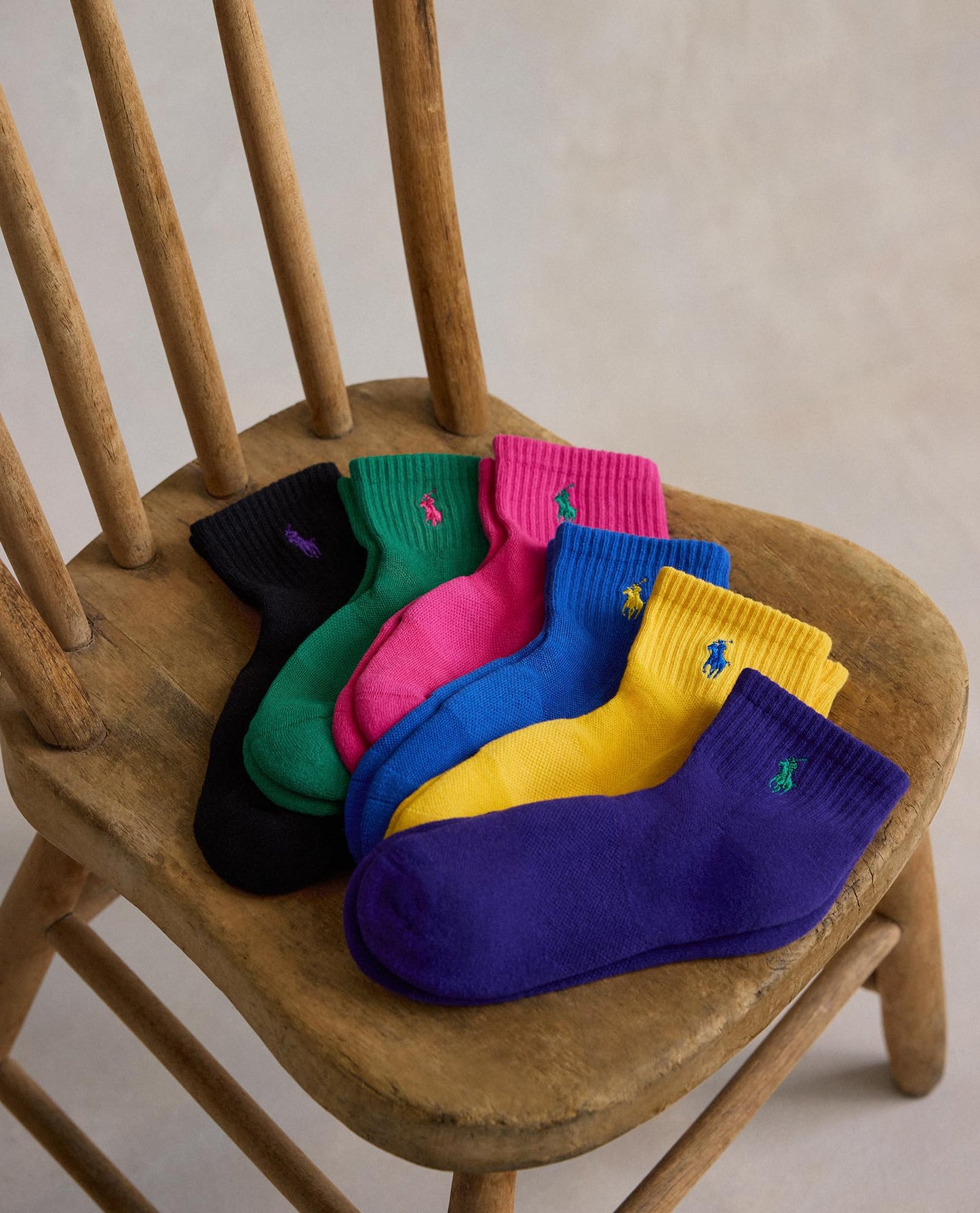 Polo Ralph Lauren Women's Cushion Quarter Socks (6 Pairs), White, 4-10