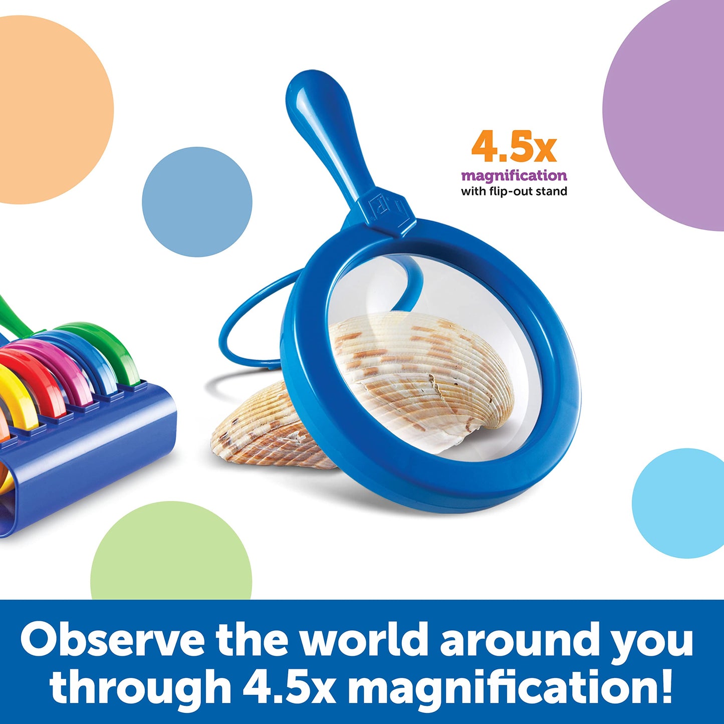 Learning Resources LER2884 Primary Science Jumbo Magnifiers