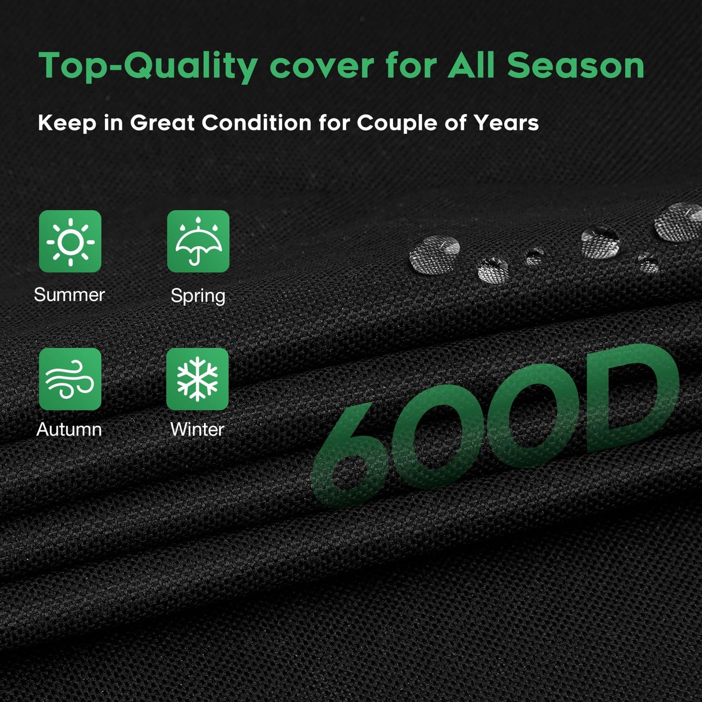 EZ-DONGTENG Grill Cover fit for Weber Slate 30" Rust-Resistant Griddle, Heavy-Duty 600D Waterproof Cover for 3400119 Weber Slate 30 inch Flat Top Griddle Grill Cover