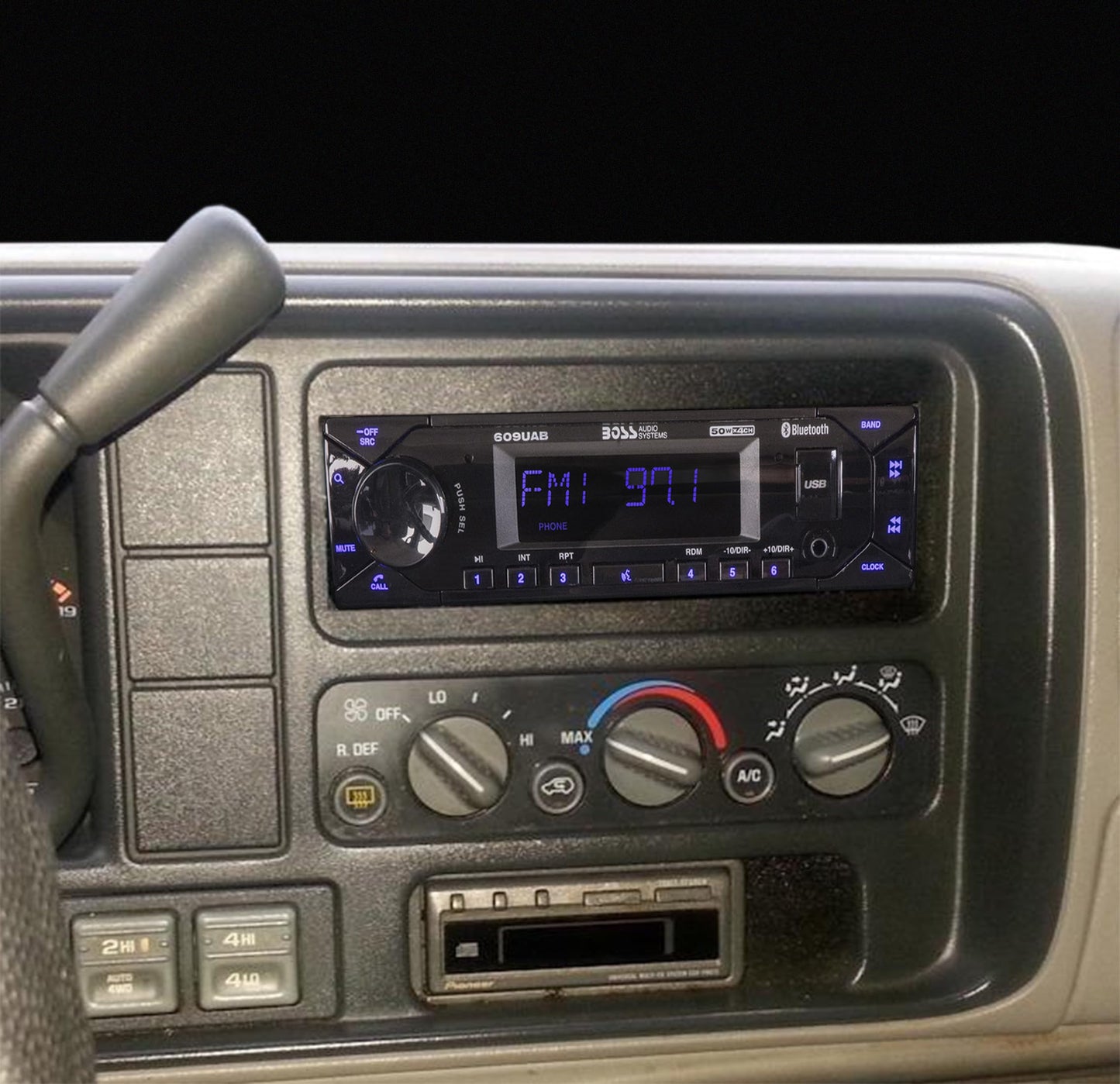 Scosche GM9505CS Complete Single DIN Stereo Installation Kit for Select Non-Amplified 1995-05 GM Full Size Trucks and SUV's - No Steering Wheel Remote - See Fit Guide in Images to Verify Your Vehicle