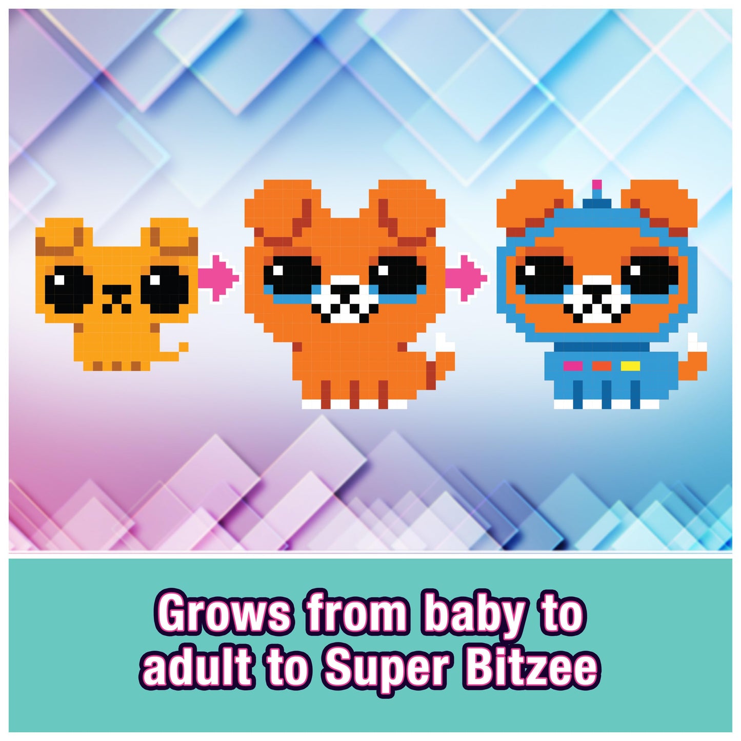 Bitzee, Interactive Toy Digital Pet and Case with 15 Animals Inside, Virtual Electronic Pets React to Touch, Kids’ Toys for Girls and Boys