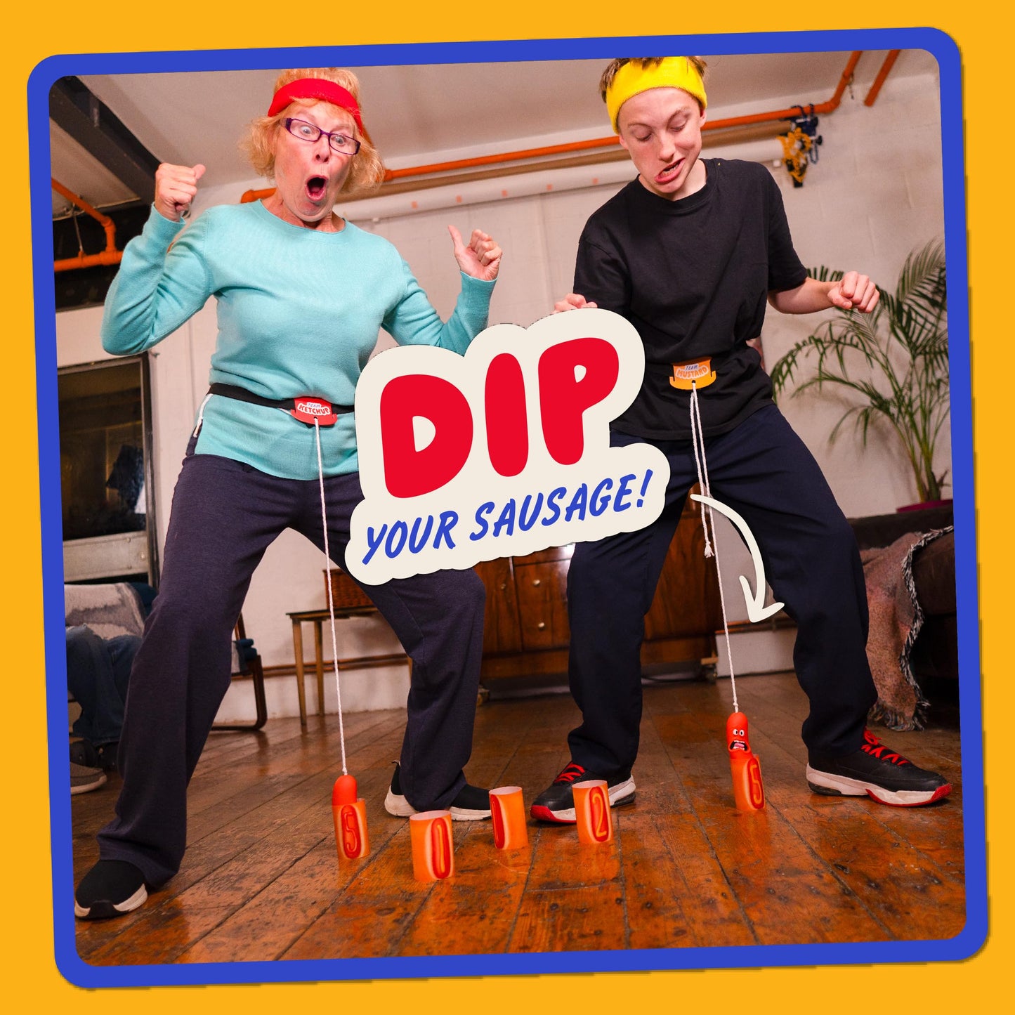 Swing Your Sausage (English Version) - Fun Family Party Games for Groups - Indoor Games for Adults and Kids - Game Night for Family Gatherings and Birthdays