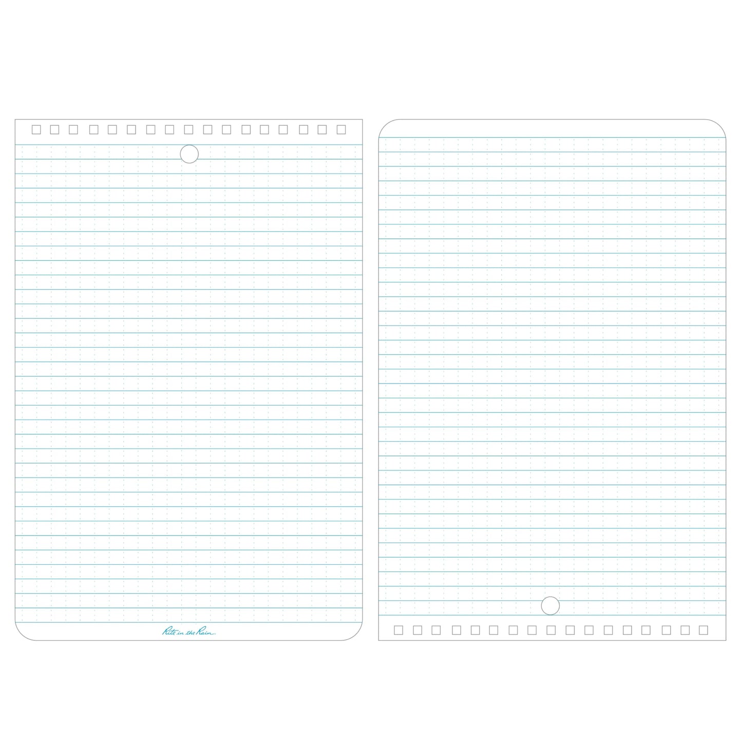Rite in the Rain All-Weather 6" x 9" Top-Spiral Notebook, Yellow Cover, Universal Pattern (No. 169)