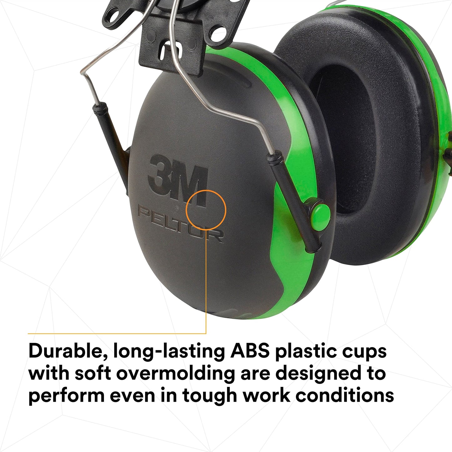 3M Peltor X1P3E Cap-Mount Earmuffs