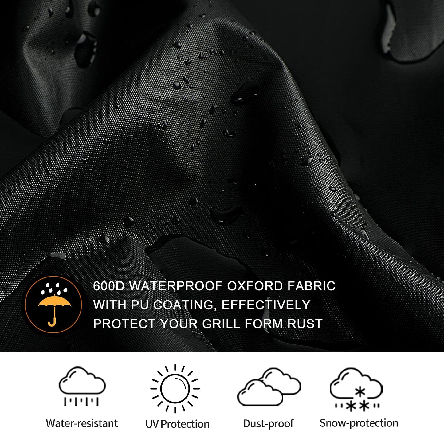 SUPJOYES Grill Cover for Pit Boss Austin XL, Rancher XL Wood Pellet Grill, Pit Boss 1000/1100 Series Grill Cover, Heavy Duty Waterproof PitBoss Smoker Accessories