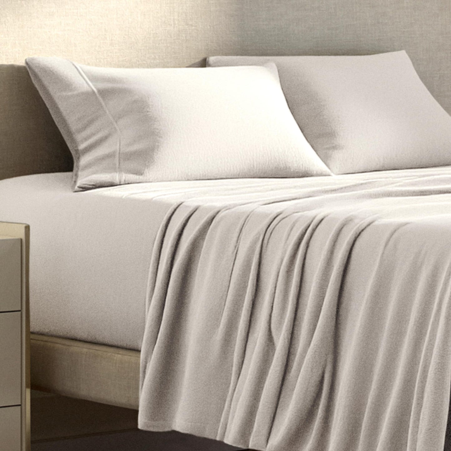 Bare Home Super Soft Fleece Sheet Set - Queen Size - Extra Plush Polar Fleece, Pill-Resistant Bed Sheets - All Season Cozy Warmth, Breathable & Hypoallergenic (Queen, Cream)