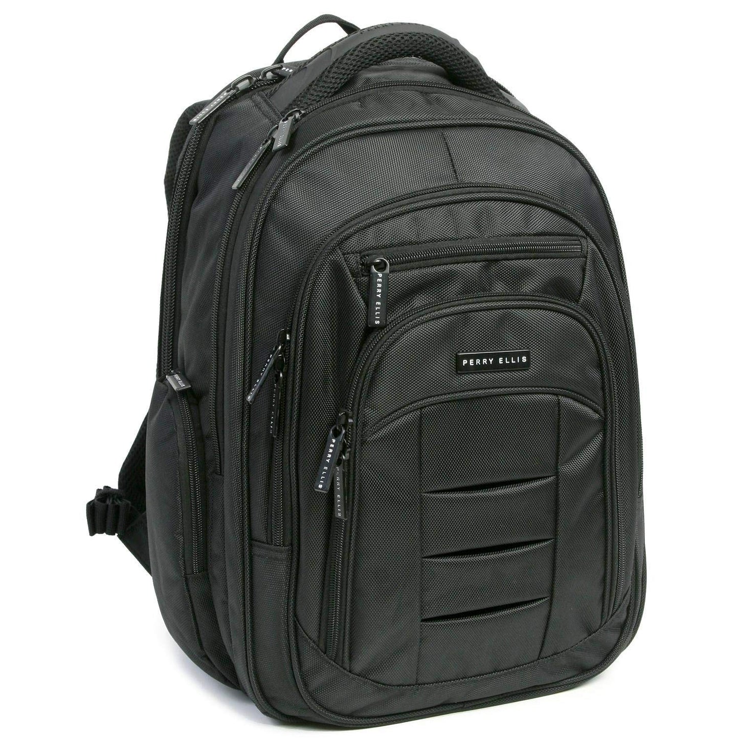Perry Ellis M150 Business Laptop Backpack, Black