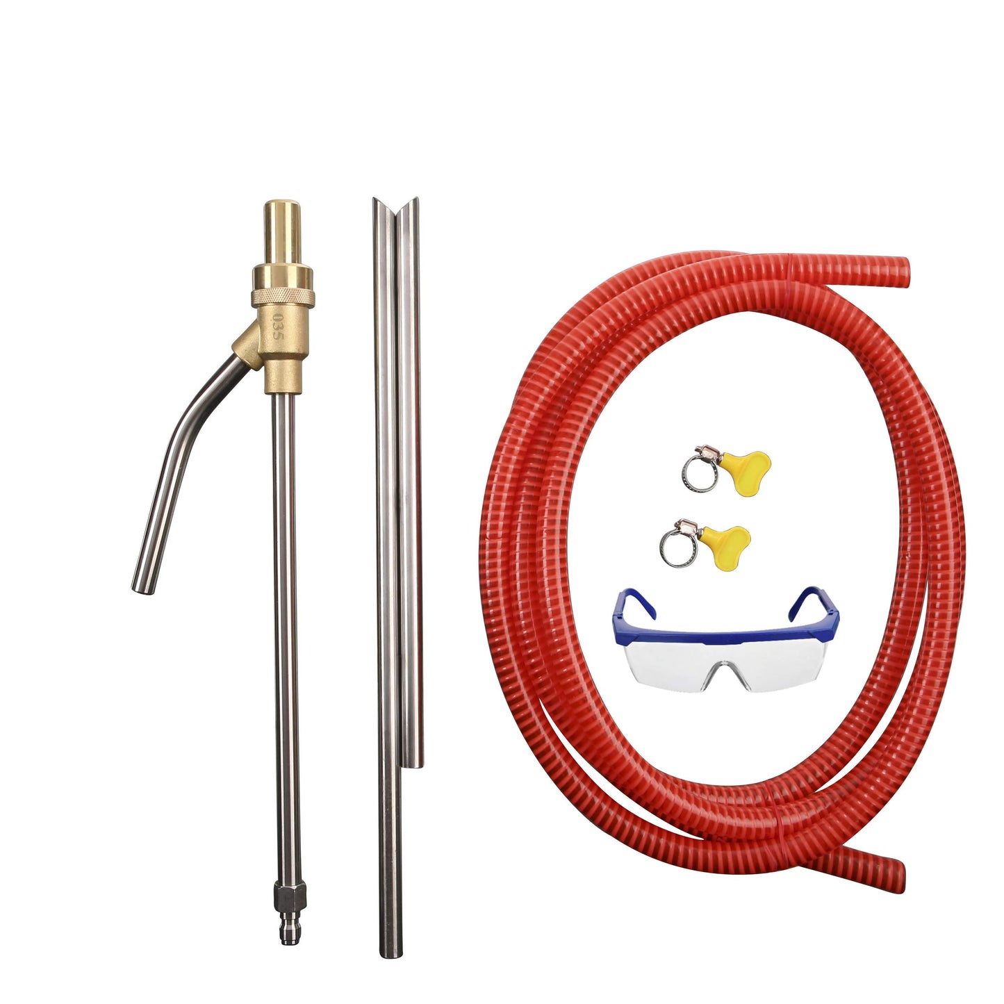 Tool Daily Pressure Washer Sandblasting Kit, Wet Sand Blaster Attachment, 5000 PSI, 1/4 Inch Quick Disconnect