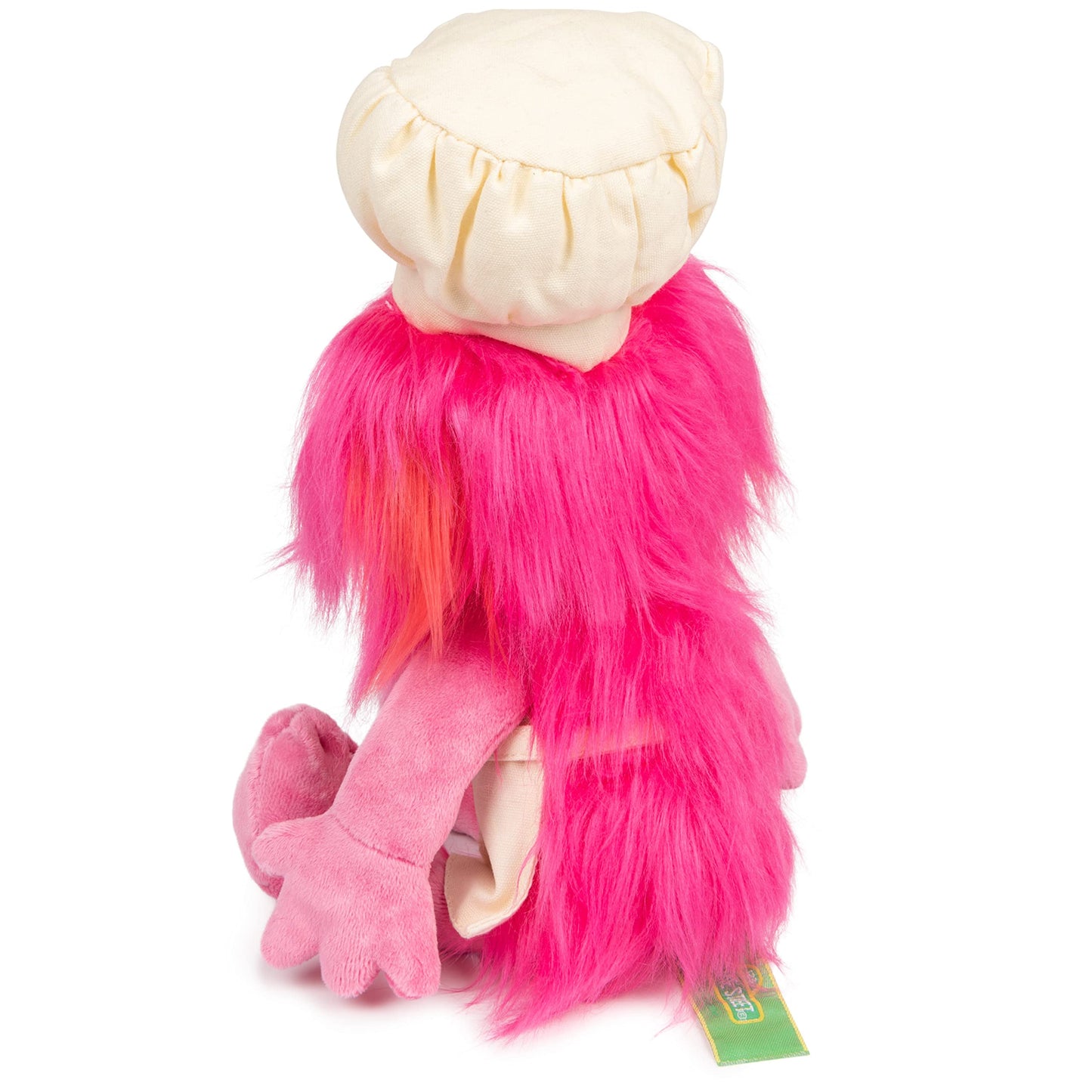 GUND Sesame Street Official Gonger Muppet Plush, Premium Plush Toy for Ages 1 & Up, Pink/Beige, 10”