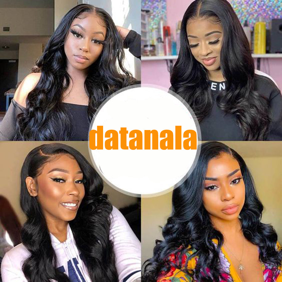 Brazilian Virgin Body Wave Human Hair 4x4 Lace Closure 18Inch 100% Unprocessed Body Wave Human Hair Transparent Lace Closure Natural Black Color