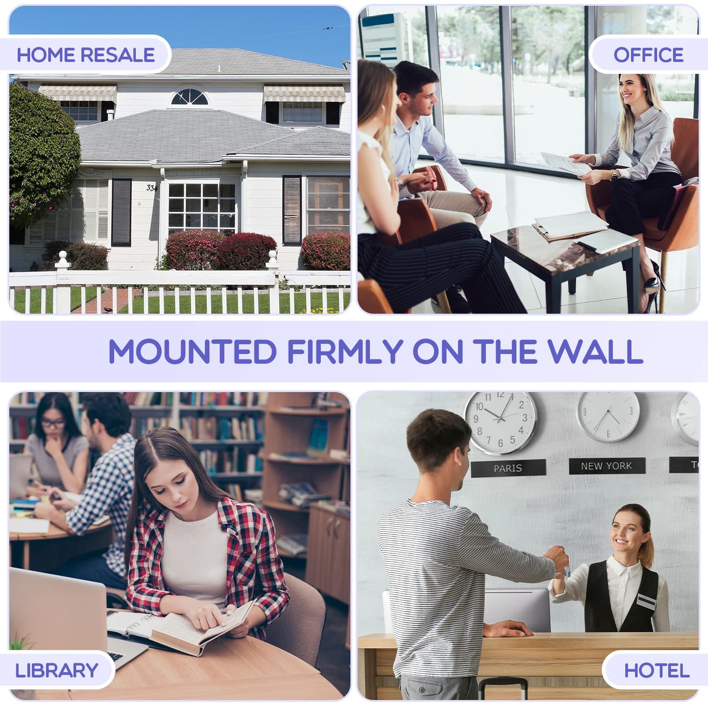 Thyle 8.5 x 11 Inch Outdoor Brochure Holder with Lid Acrylic Wall Mount Literature Box Waterproof Heavy Duty with Screws for Flyer Document Pamphlet Display Business Retail Real Estate(White)
