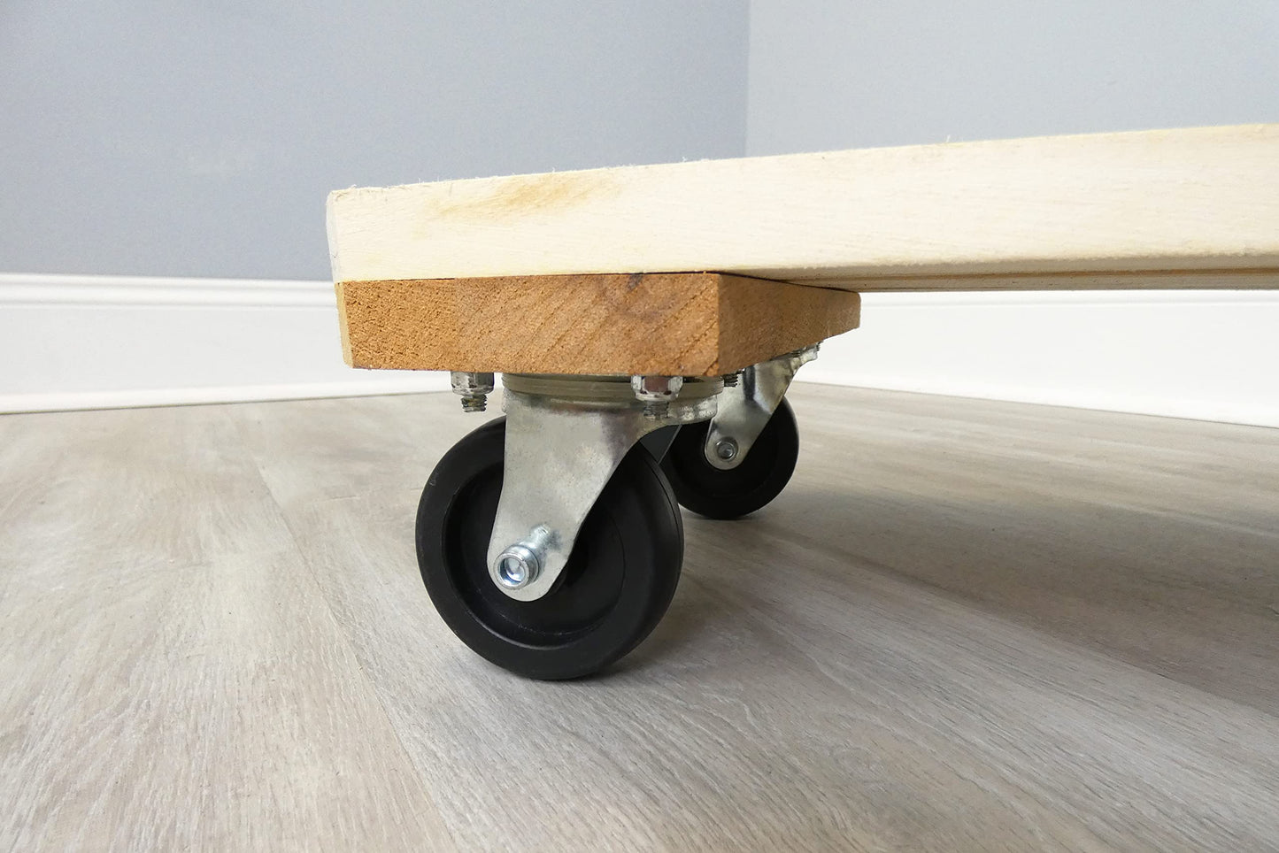 Shepherd Hardware 9854 Solid Wood Plant Dolly, 12-Inch x 18-Inch, 360-lb Load Capacity