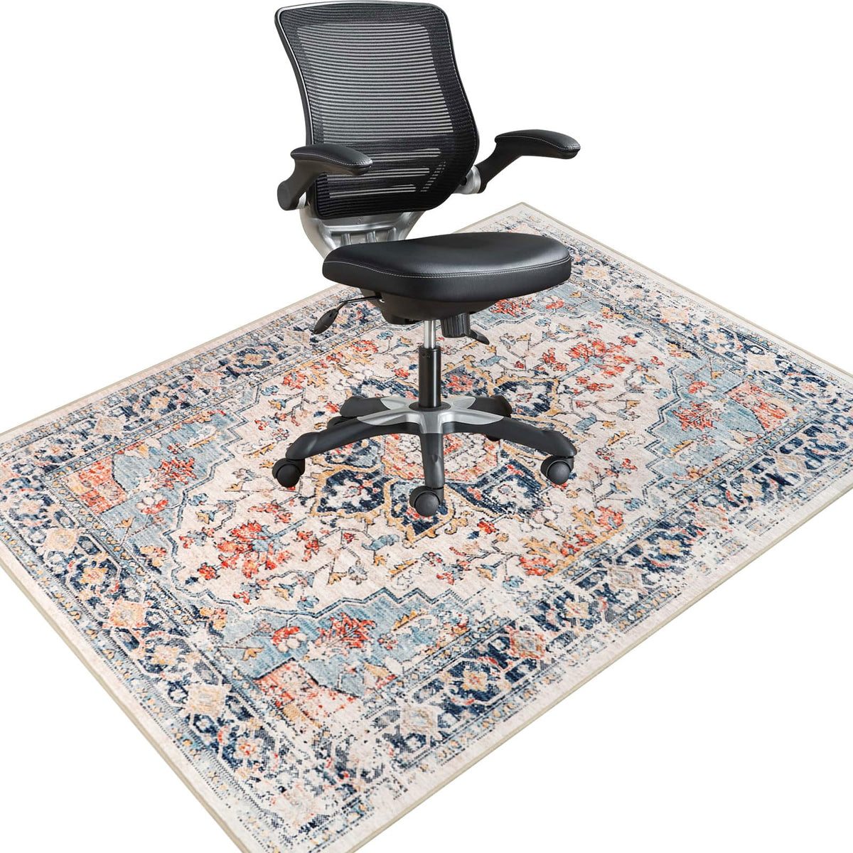 Homcomoda Office Chair Mat for Hardwood Floor 47"x59" Desk Chair Mat for Hardwood Floor Non Slip Desk Rug for Rolling Chair Computer Chair Mat for Carpet Office Home