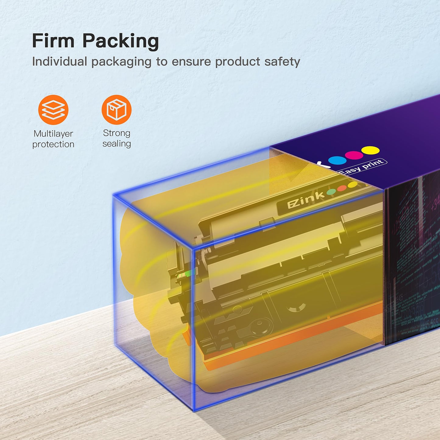 (Newest Chip) 206X Toner Cartridges (W2110X) 4 Pack Compatible Replacement for HP 206A 206X W2110X for HP Color Pro MFP-M283fdw M283cdw Pro M255dw M283 M255 Printer High Capacity (BK/C/M/Y)