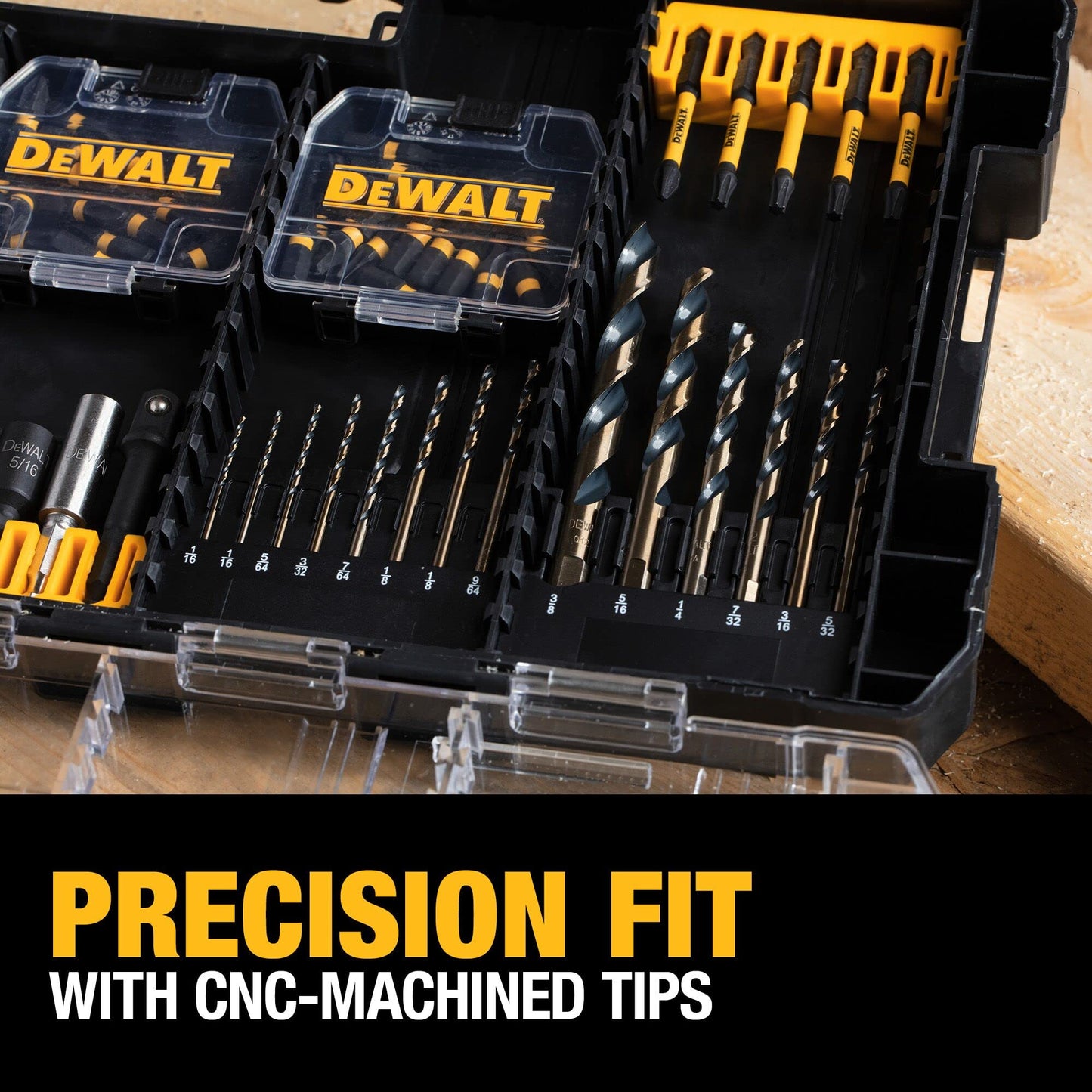 DEWALT FlexTorq 100-Piece Impact Driver Bit Set (DWANGFT100SET)