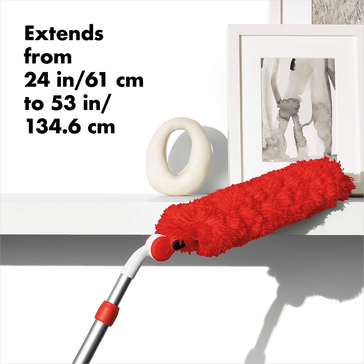 Oxo 1334580CM Microfiber Extendable Duster 53 inches