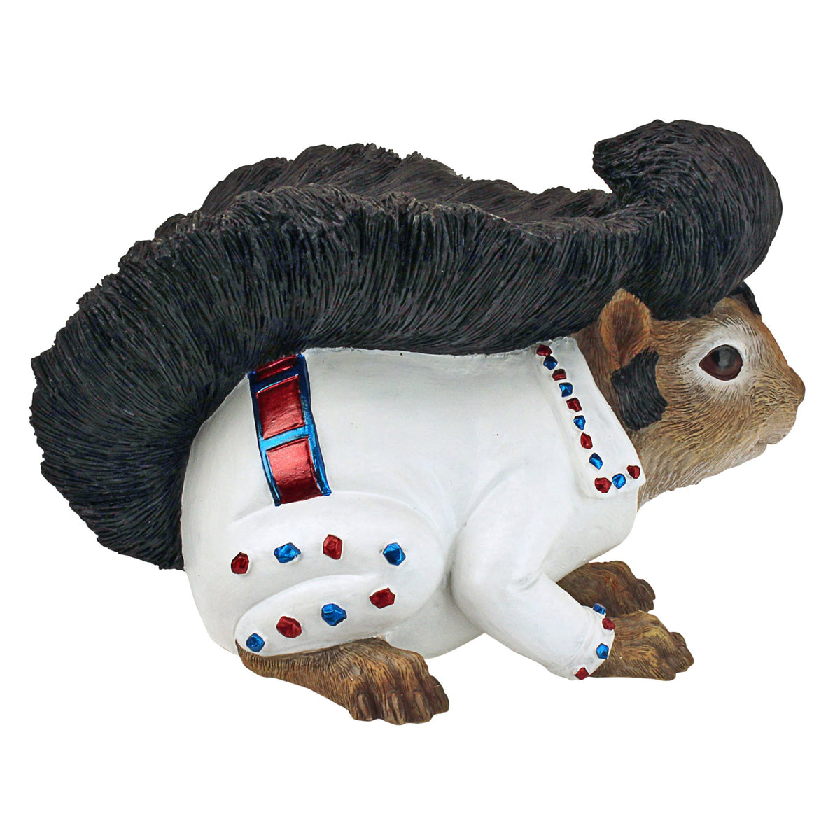 Design Toscano QM17042 Elmer The Rock and Roll Squirrel Garden Statue Full Color Realistic