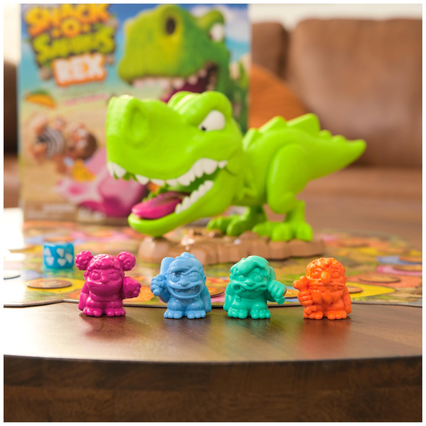 Spin Master Games, Snack-O-Saurus Rex, Interactive Dinosaur Toy for Kids, Board Games for Family Night, 2-4 Players, for Ages 5 & Up