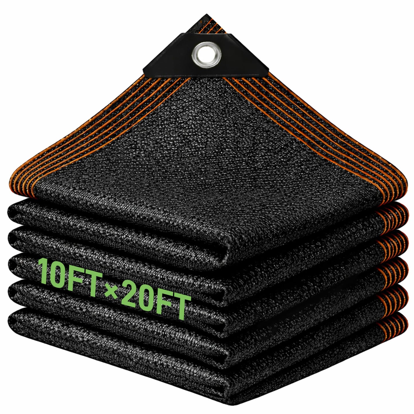 10x20FT Sunblock Shade Cloth Net - UV Resistant Garden Shade Netting Cover - 75% Sunblock Shade Mesh Tarp with Grommets for Garden Plant Flower Greenhouse Chicken Coop Barn Kennel
