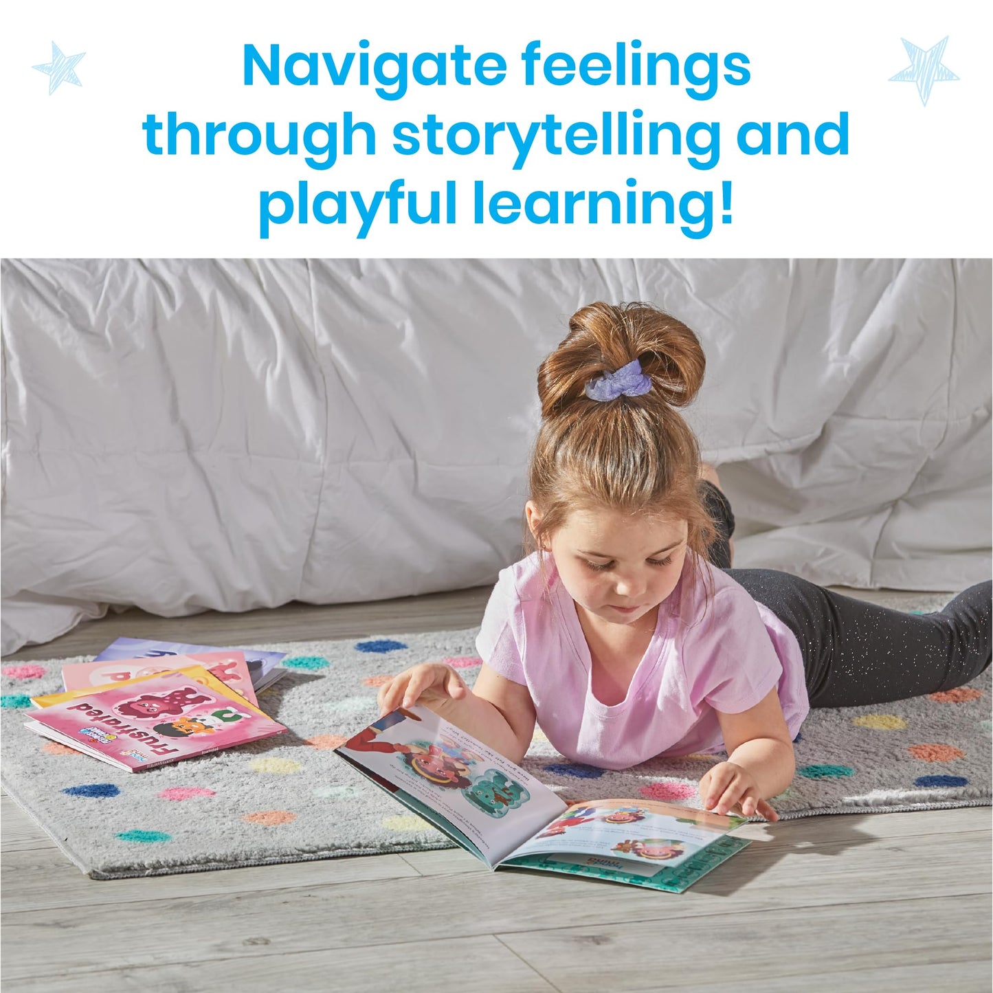 hand2mind Feelings Family Secondary Emotions Book Set, Social Emotional Books for Kids, Calm Down Corner Supplies, Calming Corner Items, Toddler Learning Activities, Preschool Classroom Must Haves